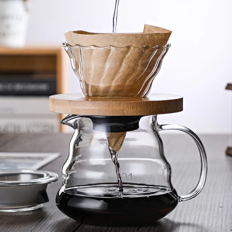 Glass Coffee Server With Lid Medium - Image 5