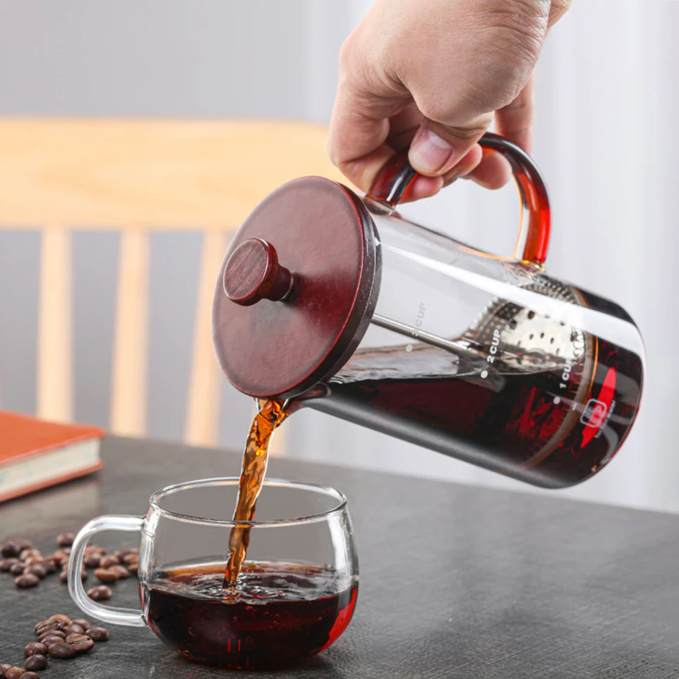 Glass French Press Coffee Maker Pot - Image 2