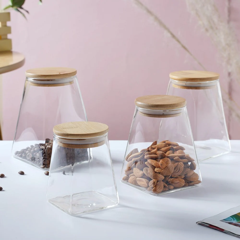 Glass Jar With Wooden Lid - Extra Large - Image 4