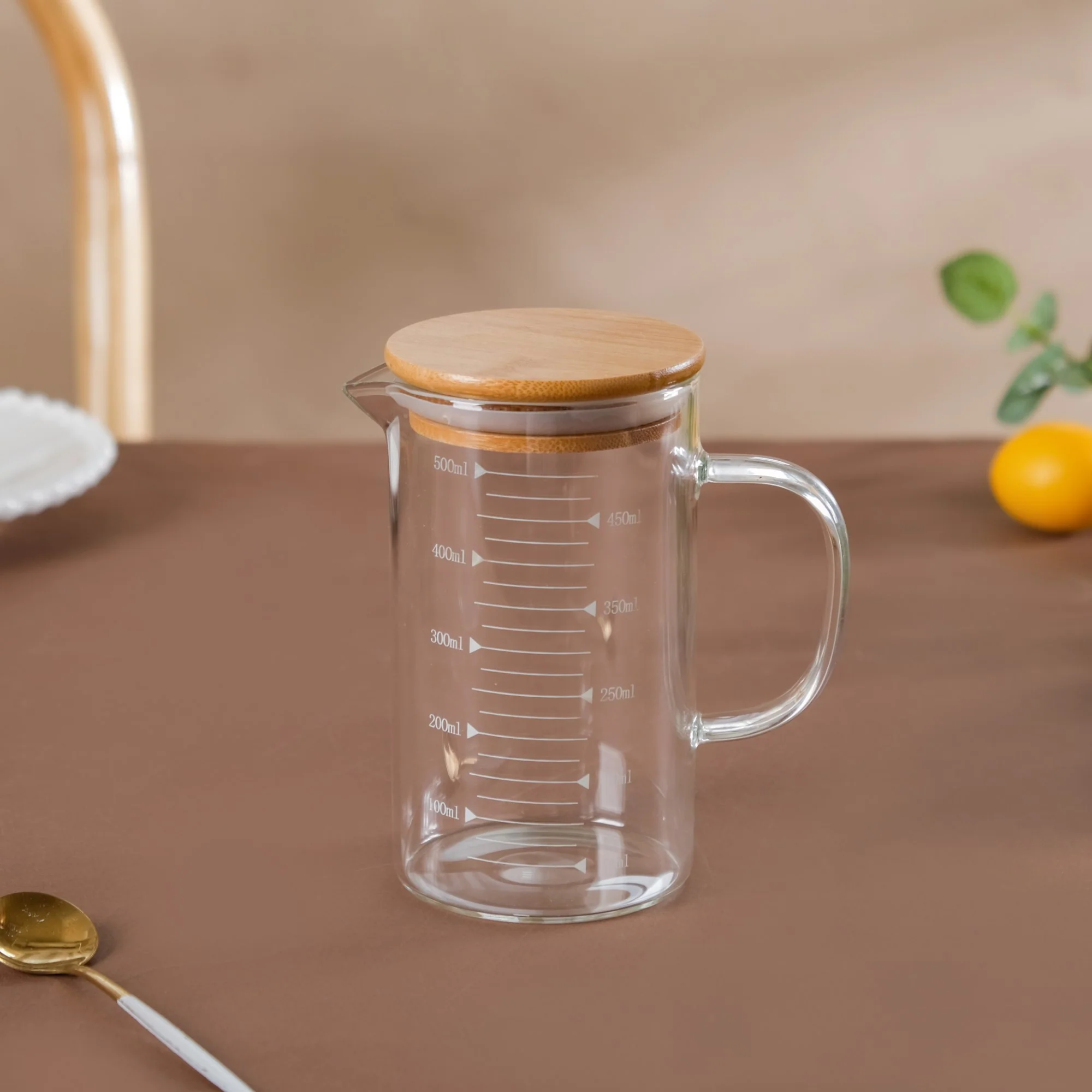 Glass Mug with Lid - Big - Image 5