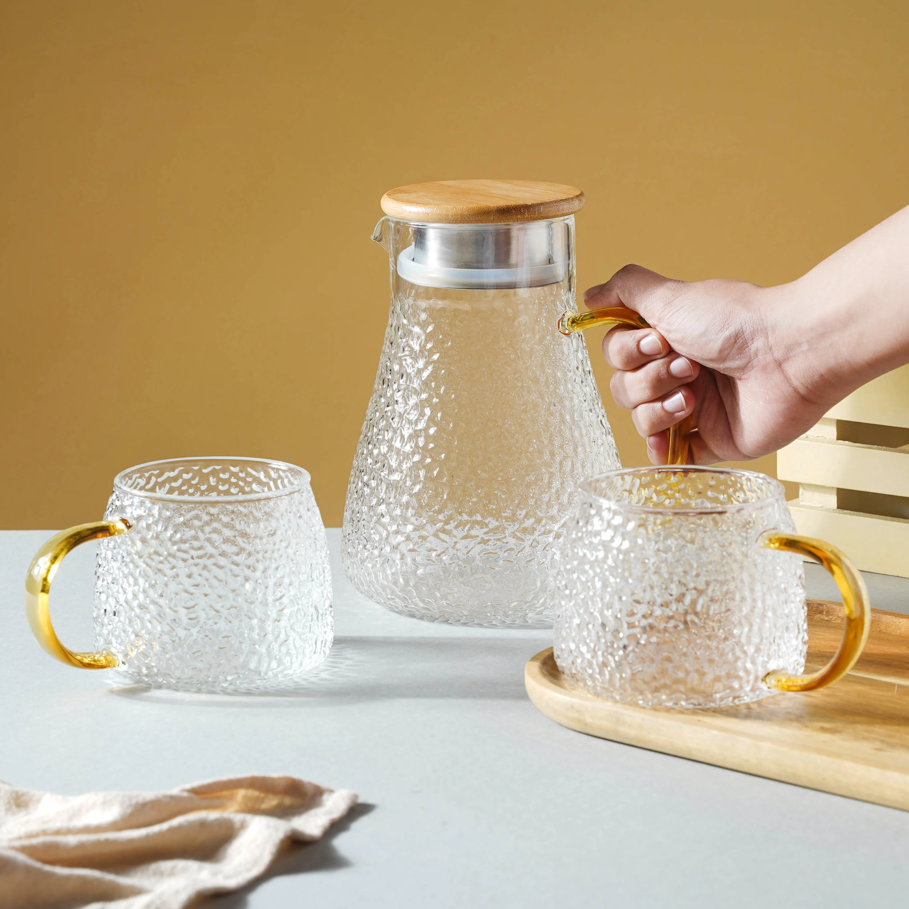 Glass Tea Set With Kettle - Image 6
