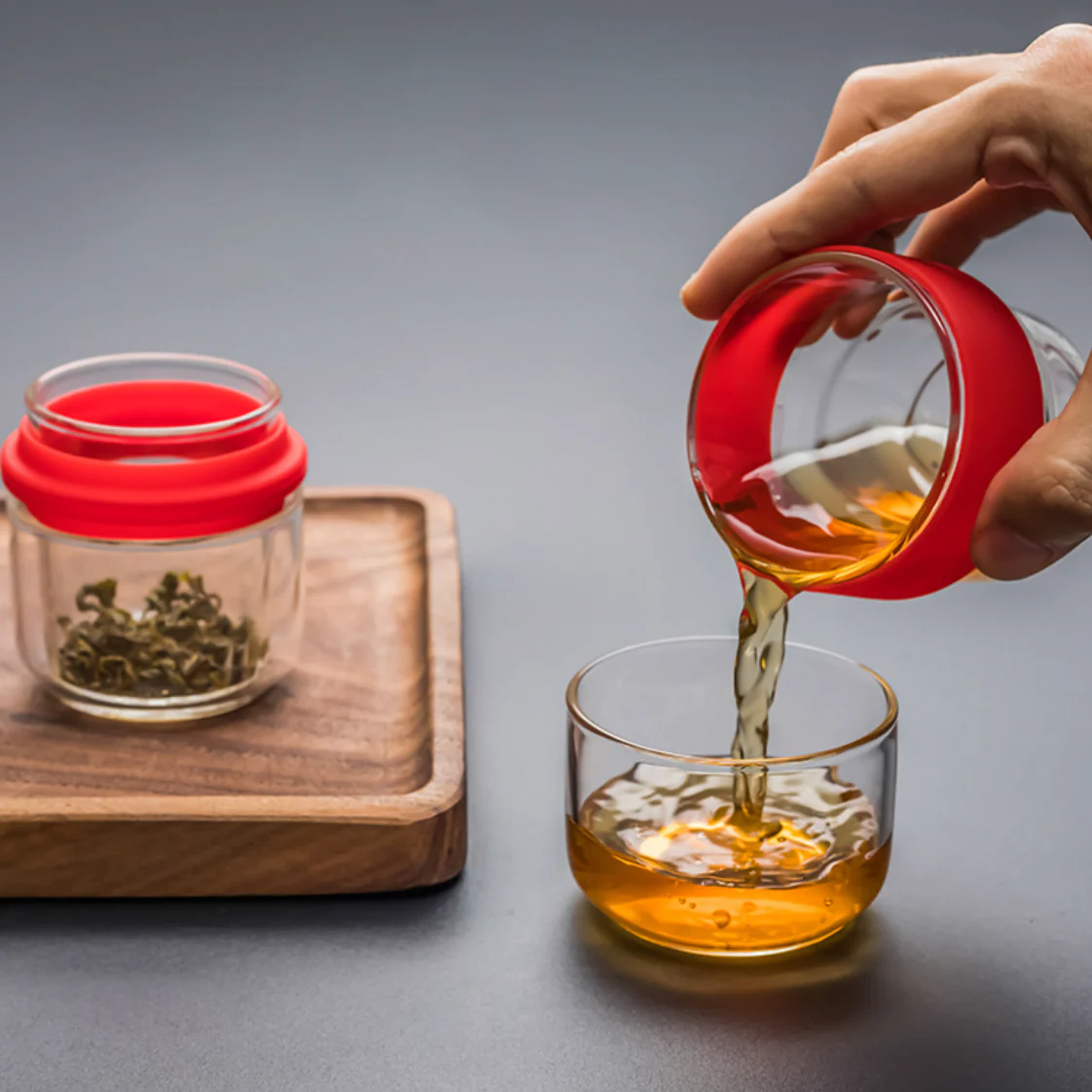 Glass Travel Teapot Set - Image 20
