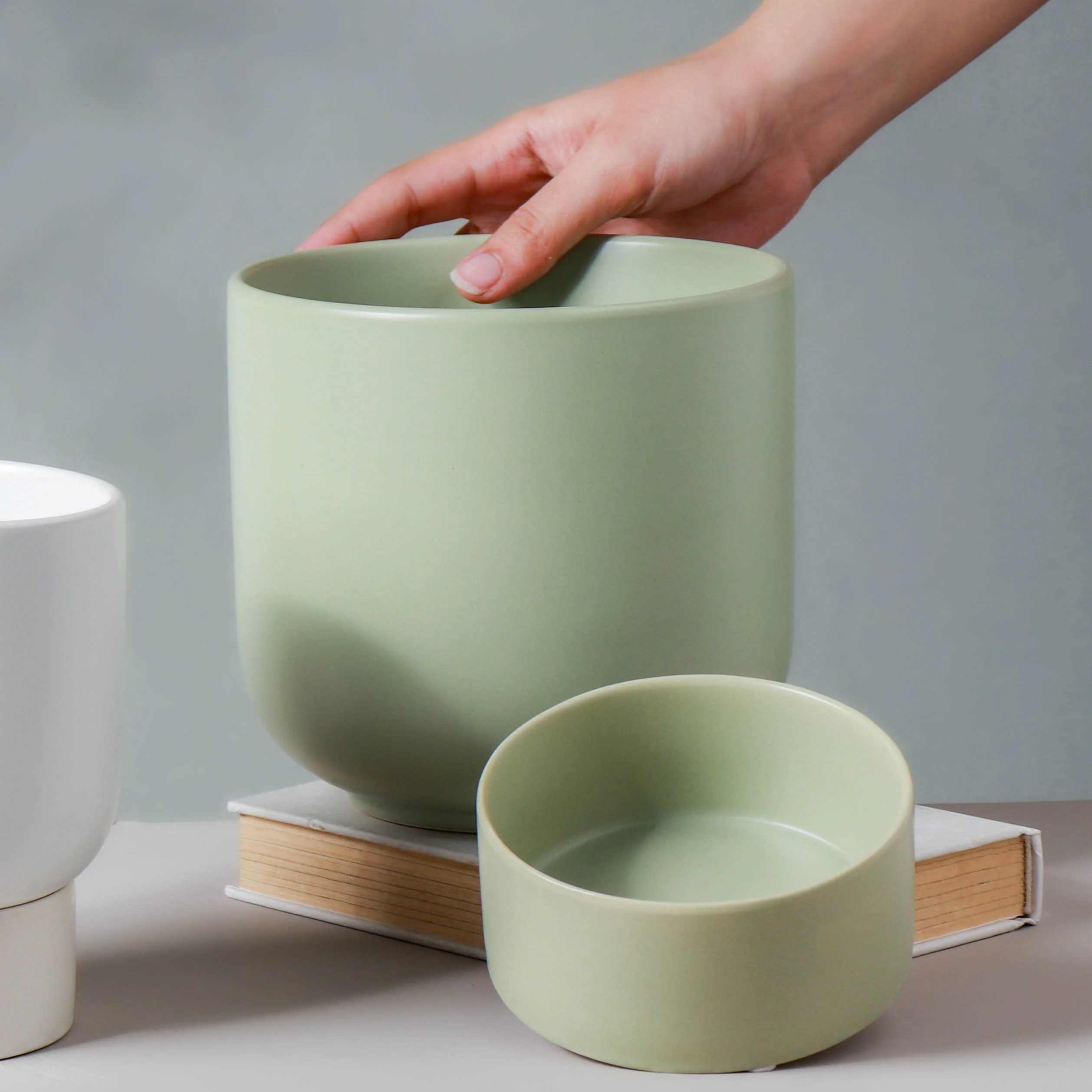 Glazed Flower Planter - Image 3
