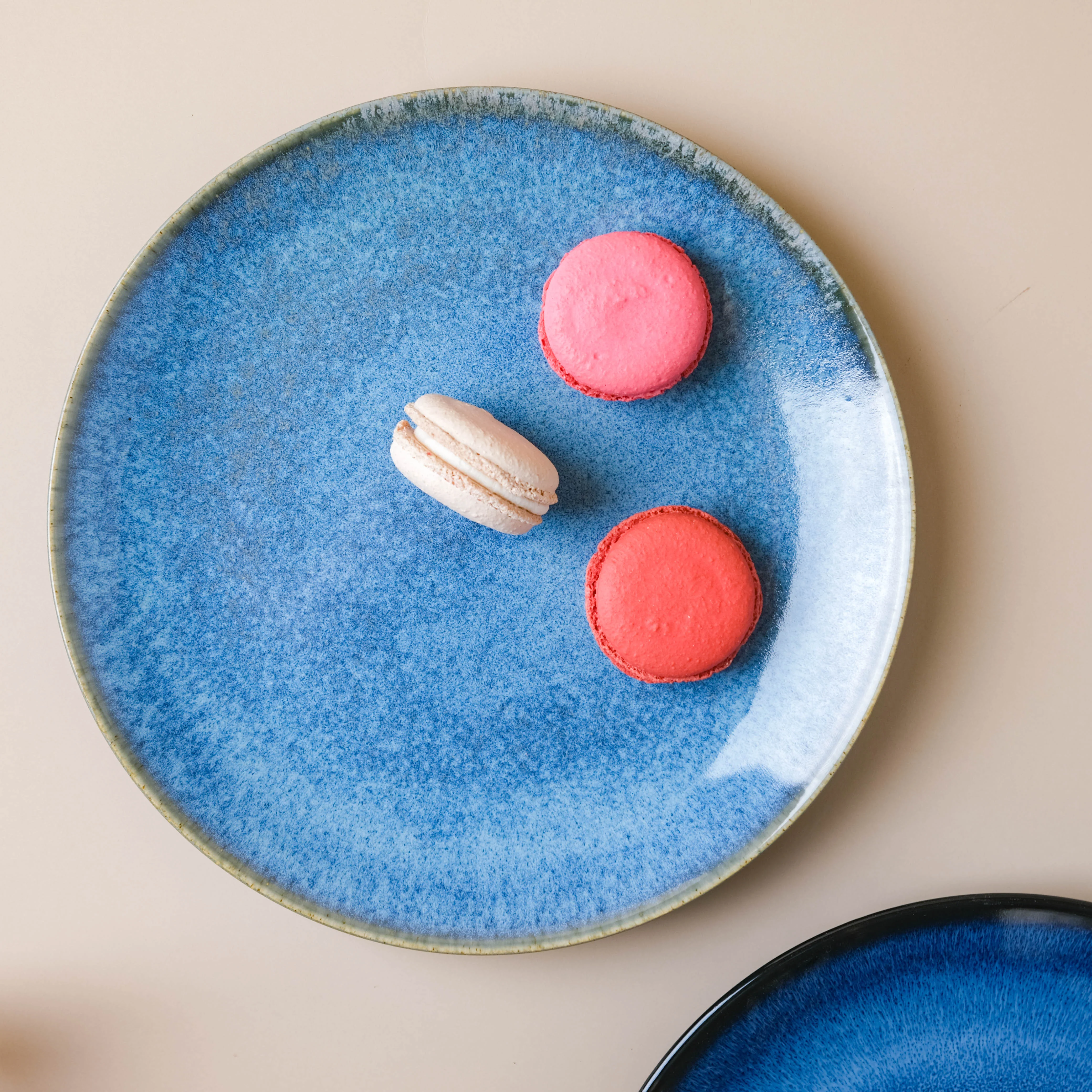 Glossy Blue Dinner Plate - Image 10