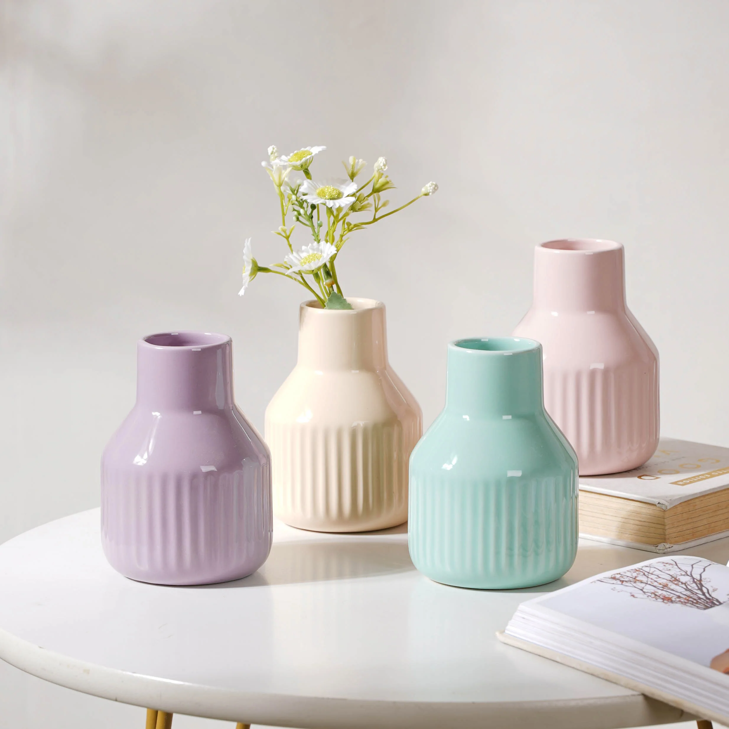 Glossy Decorative Flower Pot - Image 11