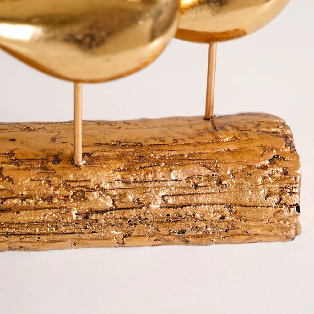Gold Bird Showpiece With Stand - Image 9