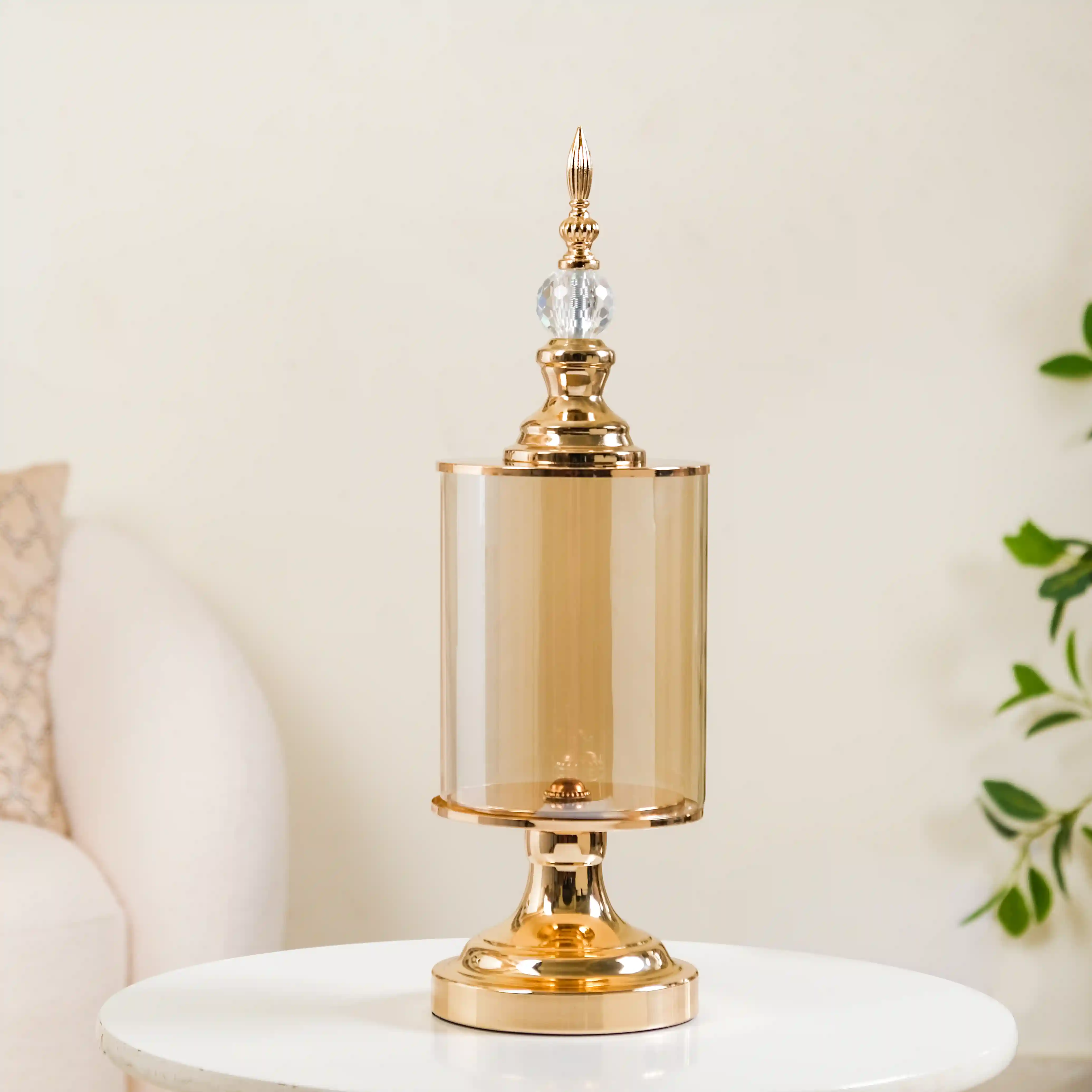 Gold Decor Jars Set Of 2 - Image 4