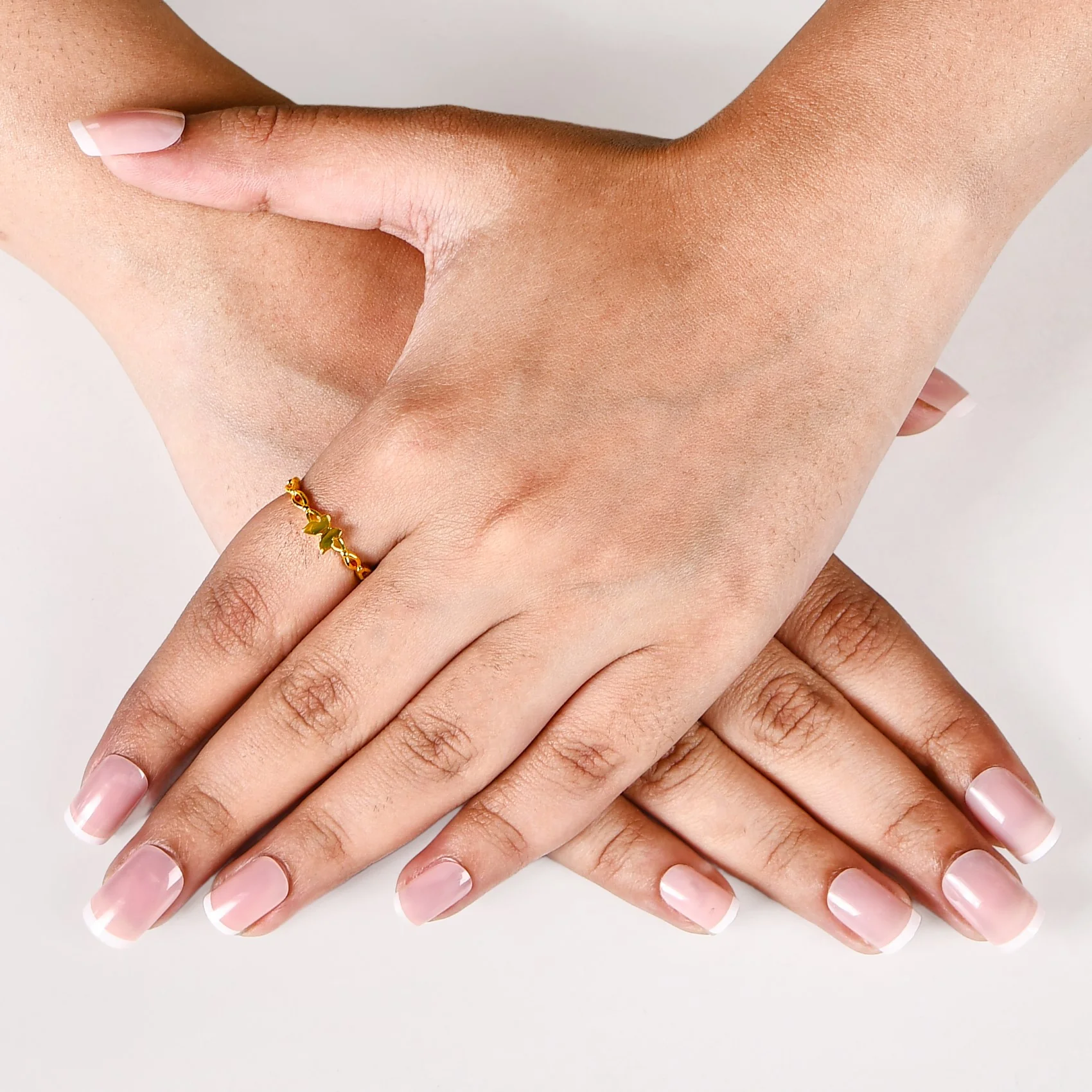 Gold Flutter Chain Ring - Image 2