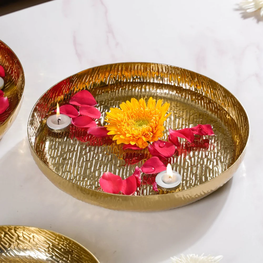 Gold Urli Set Of 3 - Image 6