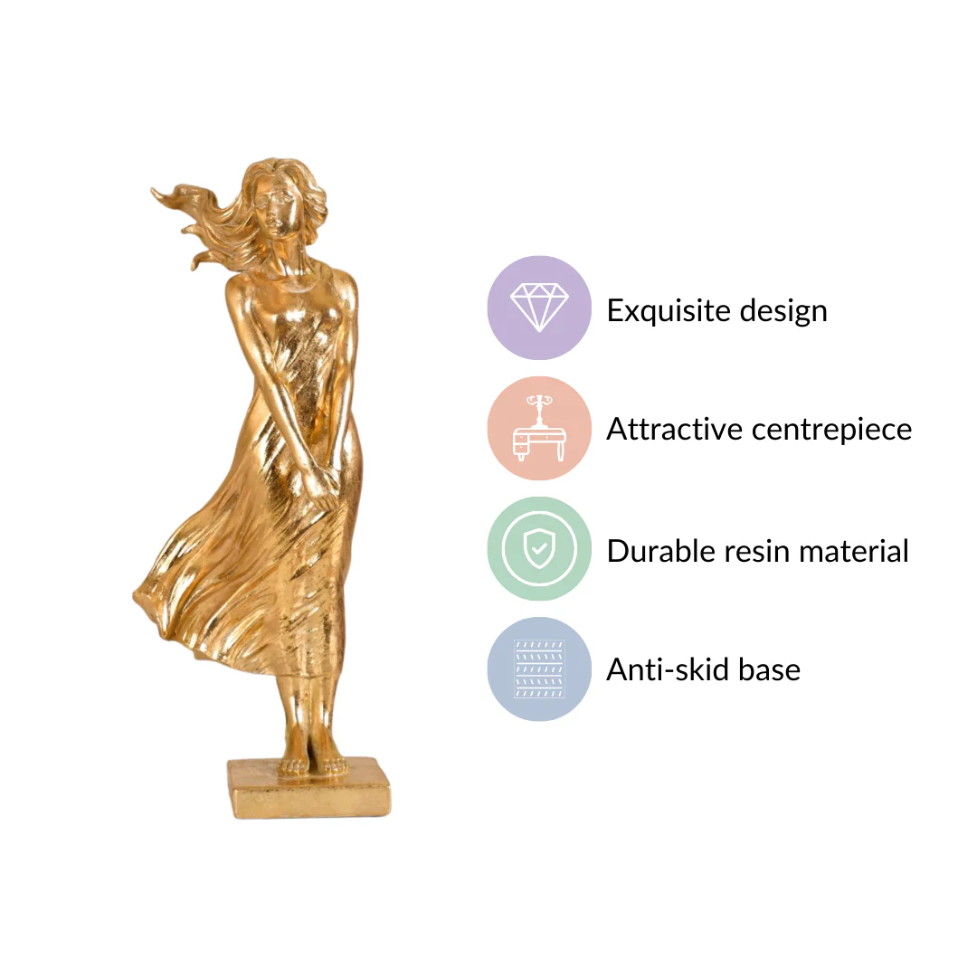 Golden Girl Statue Large - Image 8