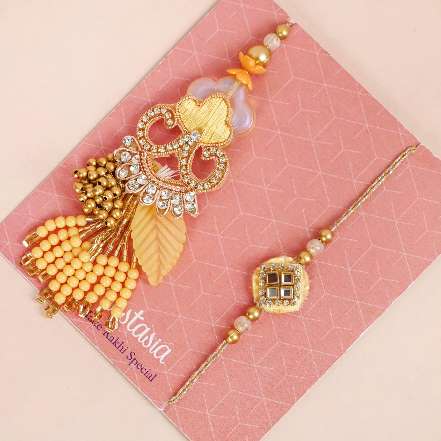 Golden Glow Rakhi Lumba Gift Set - Image 6