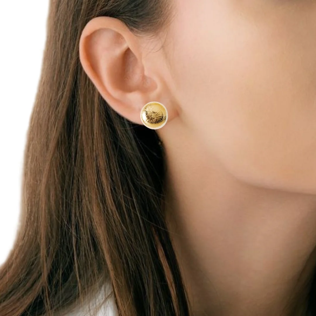 Golden Weave Studs - Image 2