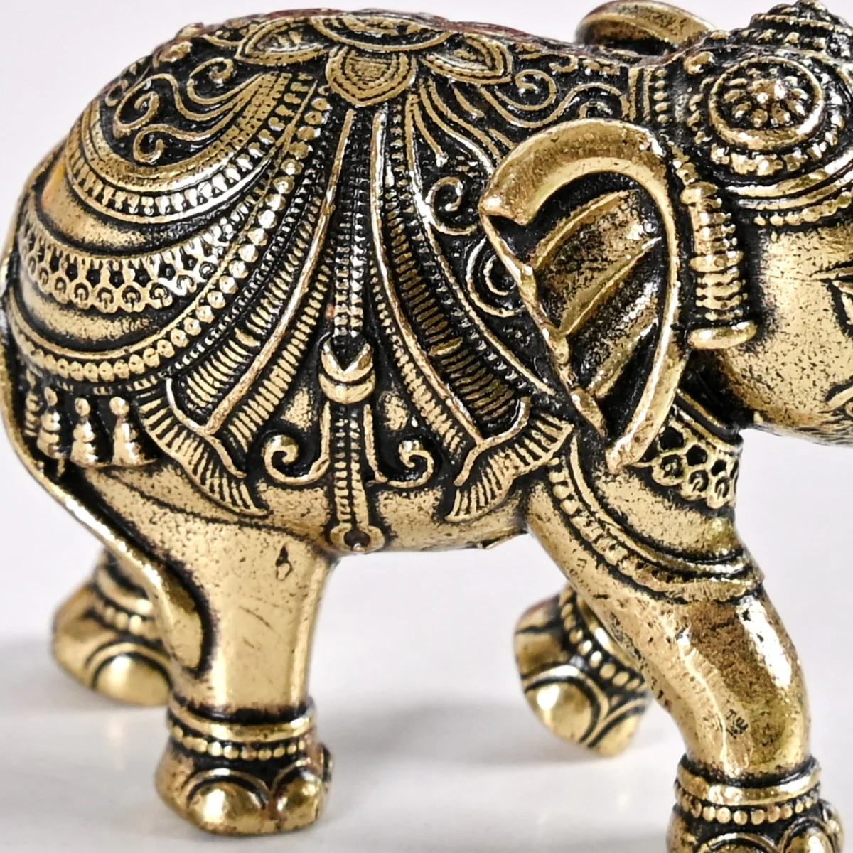 Good Luck Elephant Idol Pure Brass Set With Gift Box Of 23cm - Image 6