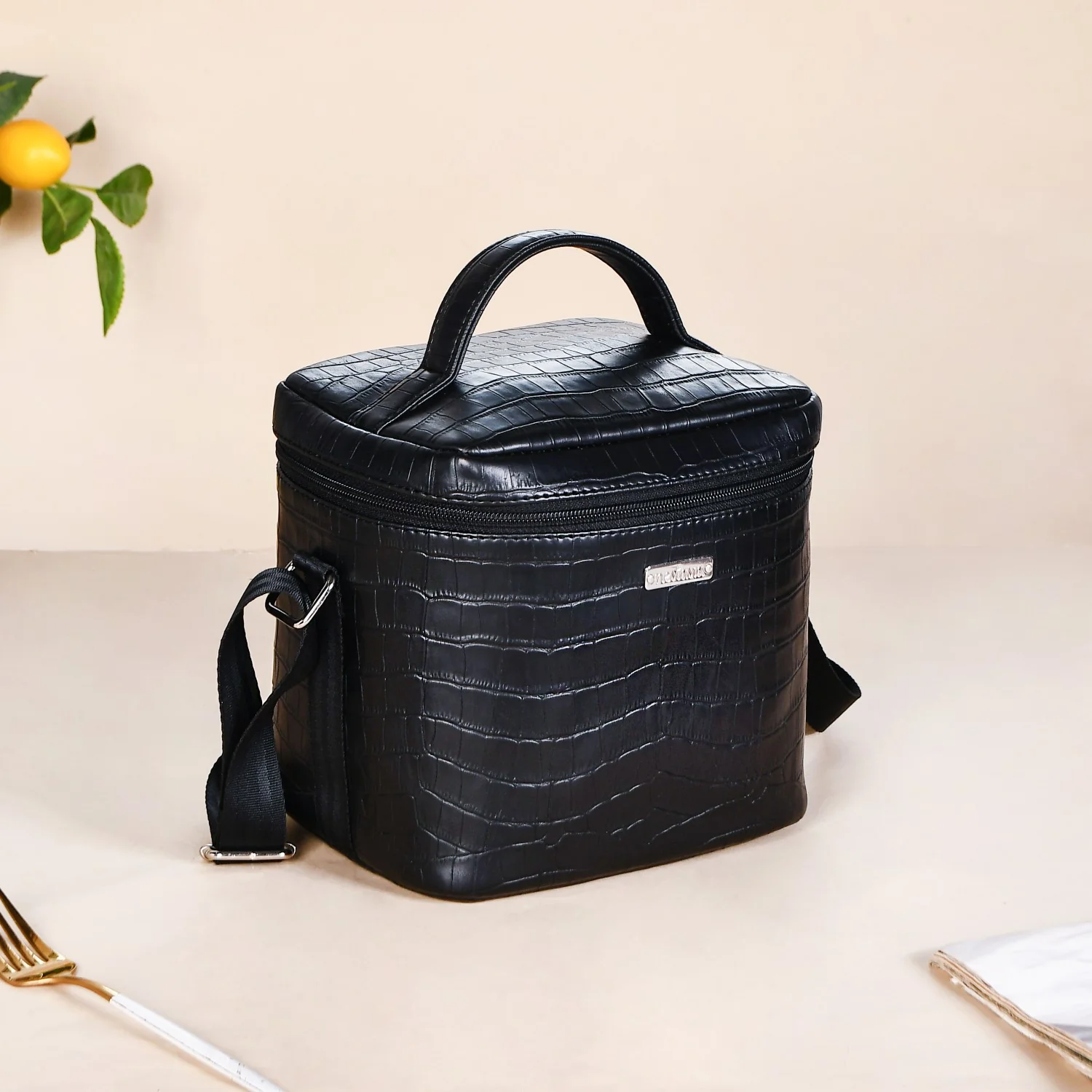 Gourmet Carry Lunch Bag Lunch Box Set Black - Image 8
