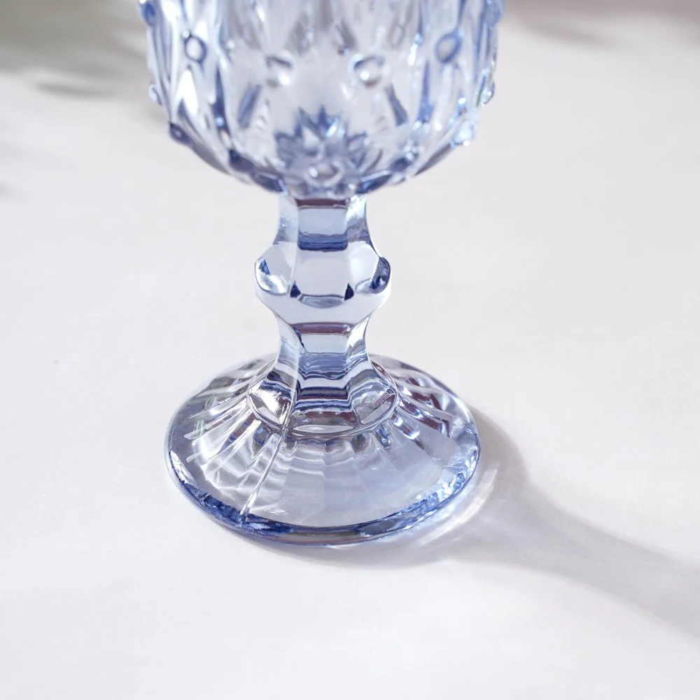 Grande Crystal Wine Glass Blue Set Of 6 300ml - Image 7
