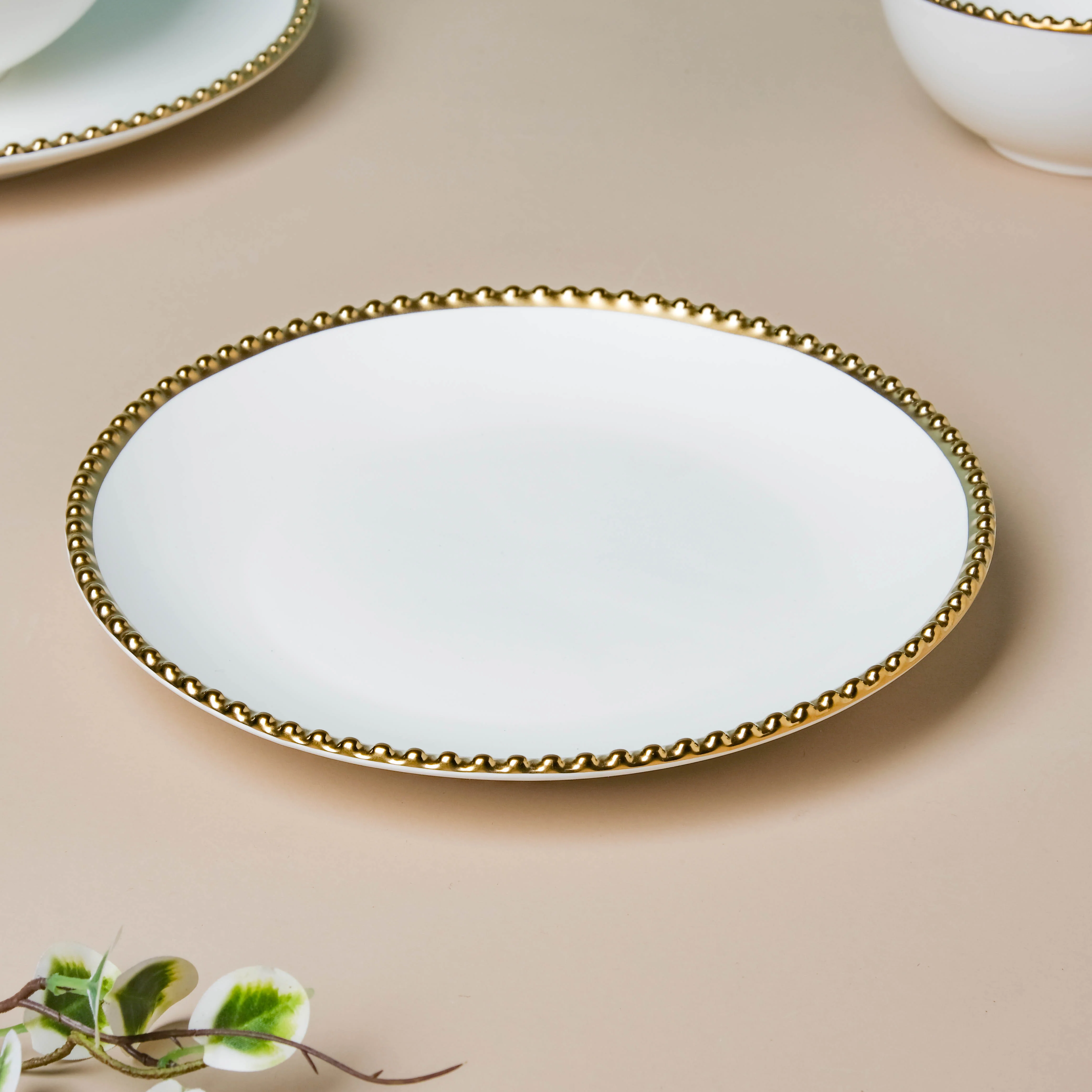 Green And White Elysian 22 Piece Dinnerware For 6 - Image 12
