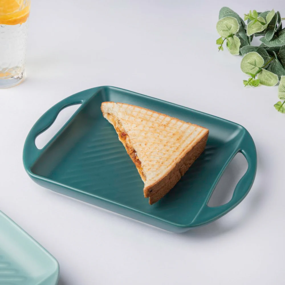 Green Square Baking Tray Small - Image 4