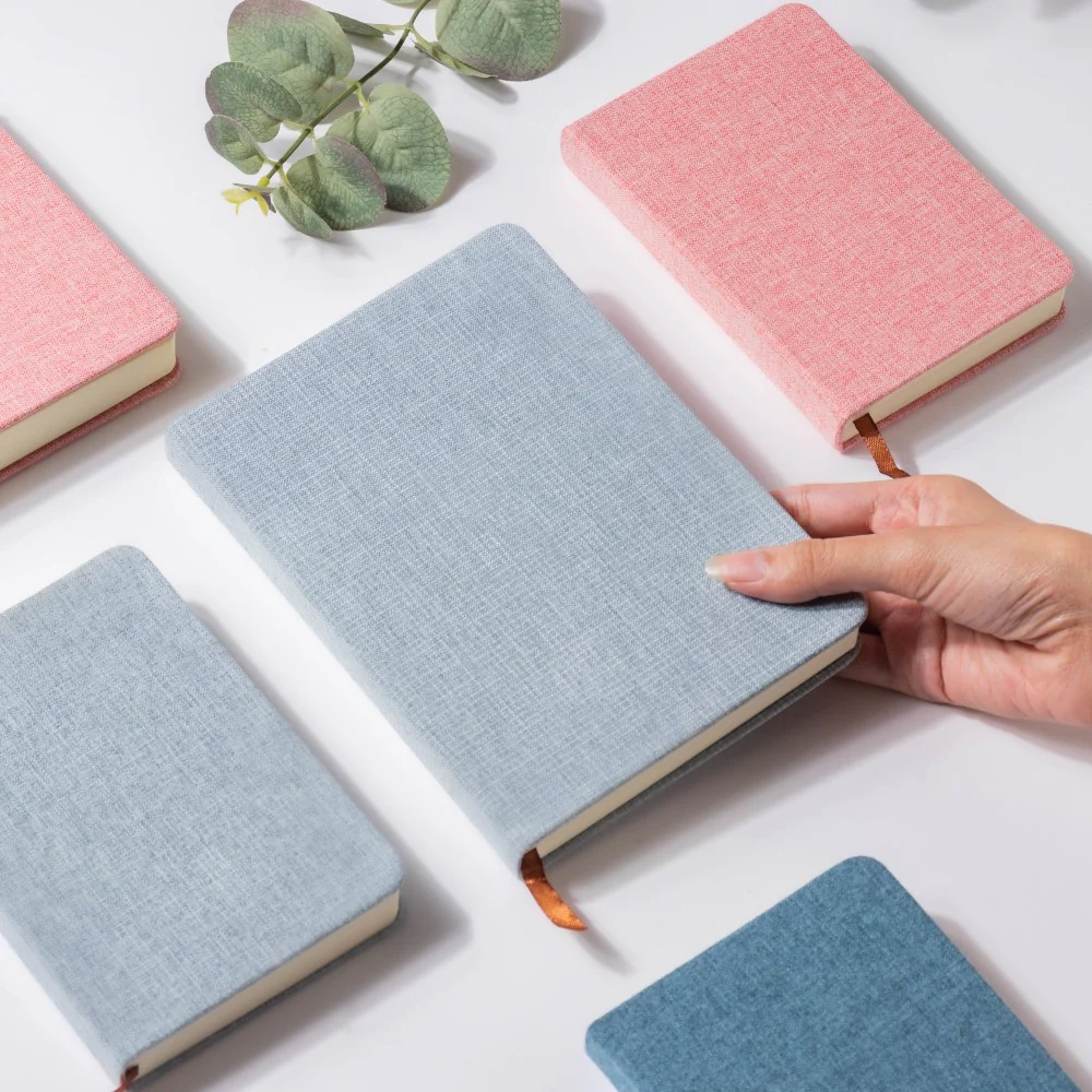 Grey Hardbound Notebook 128 Pages - Image 4