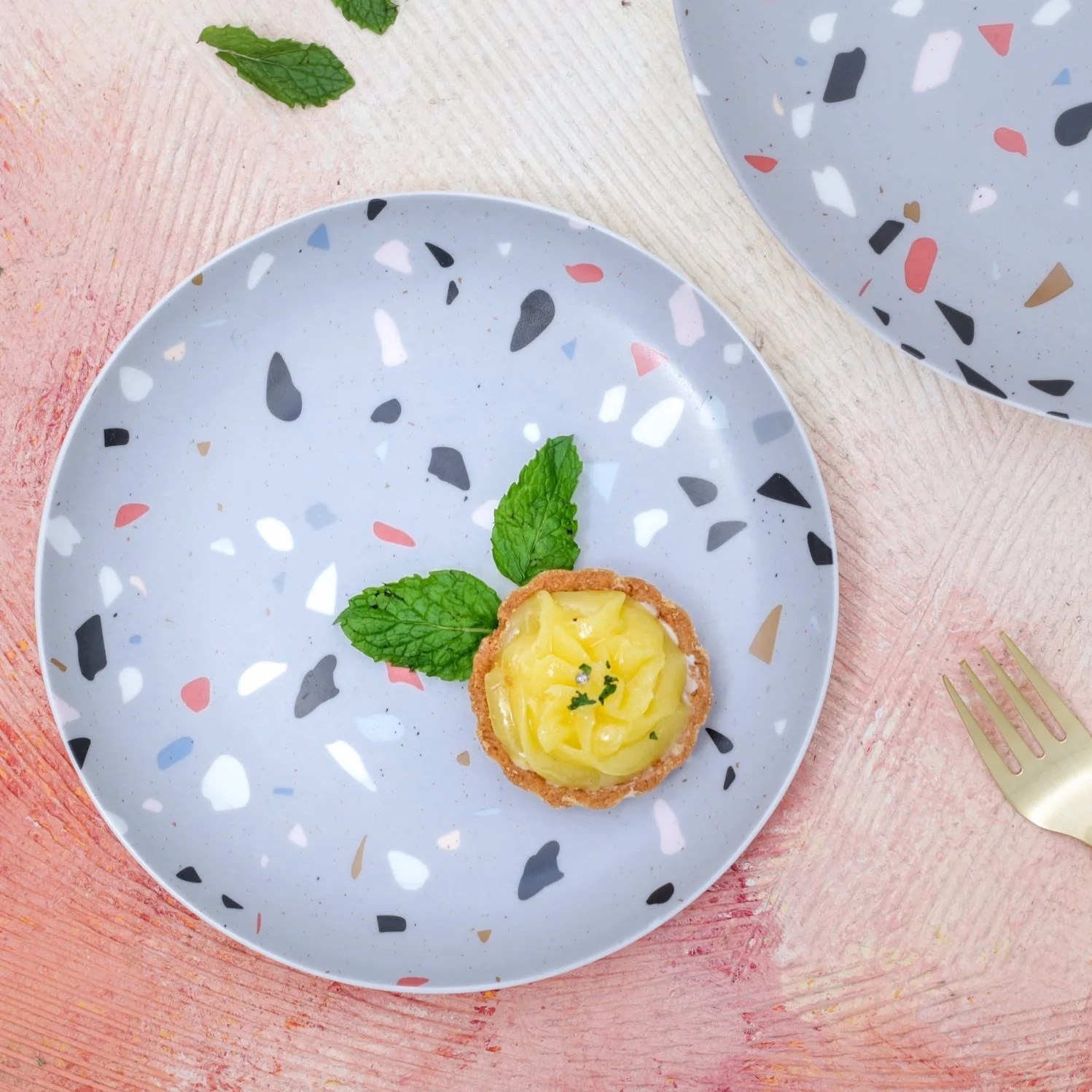 Grey Terrazzo Starter Plate - Image 5