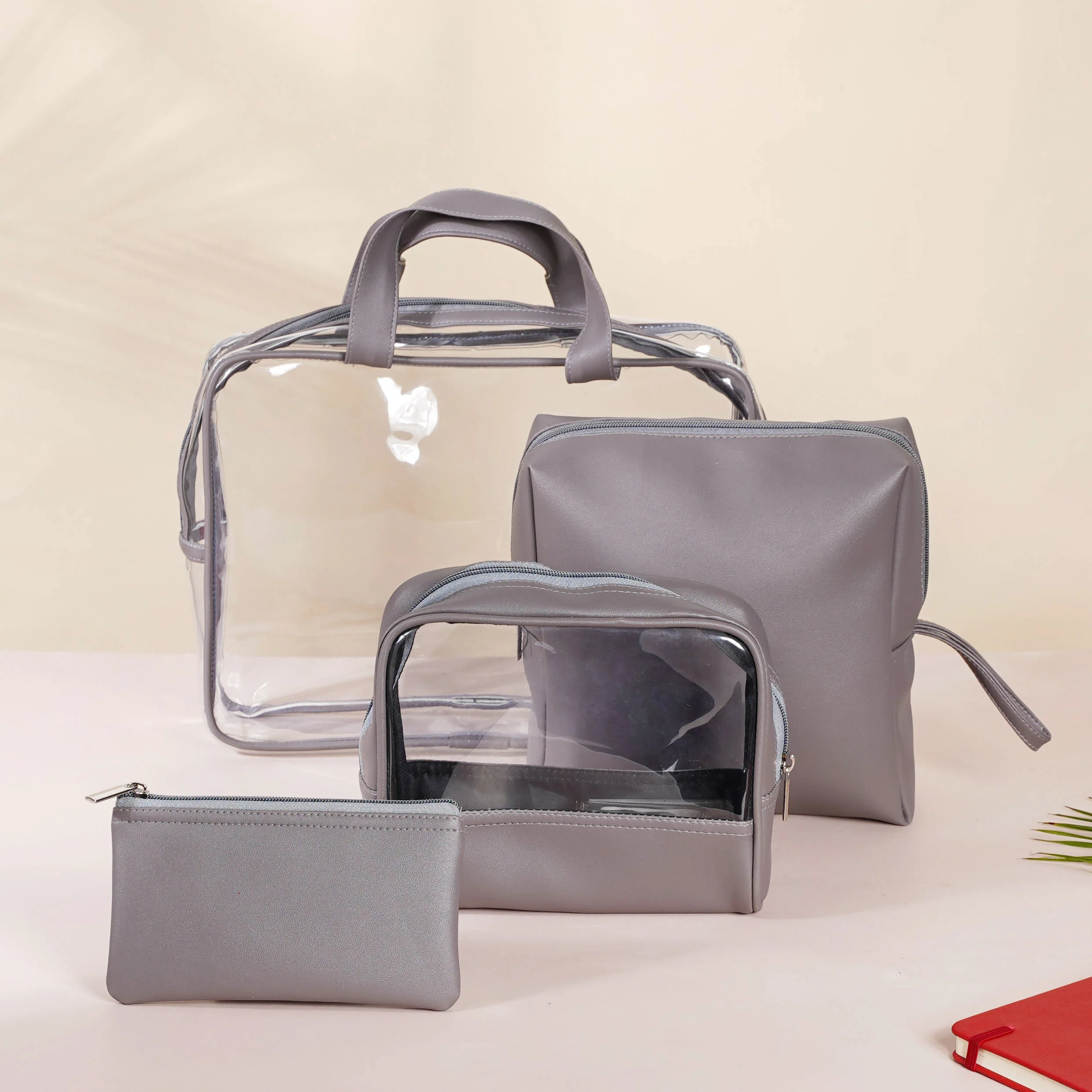 Grey Travel Kit Set of 4 - Image 3