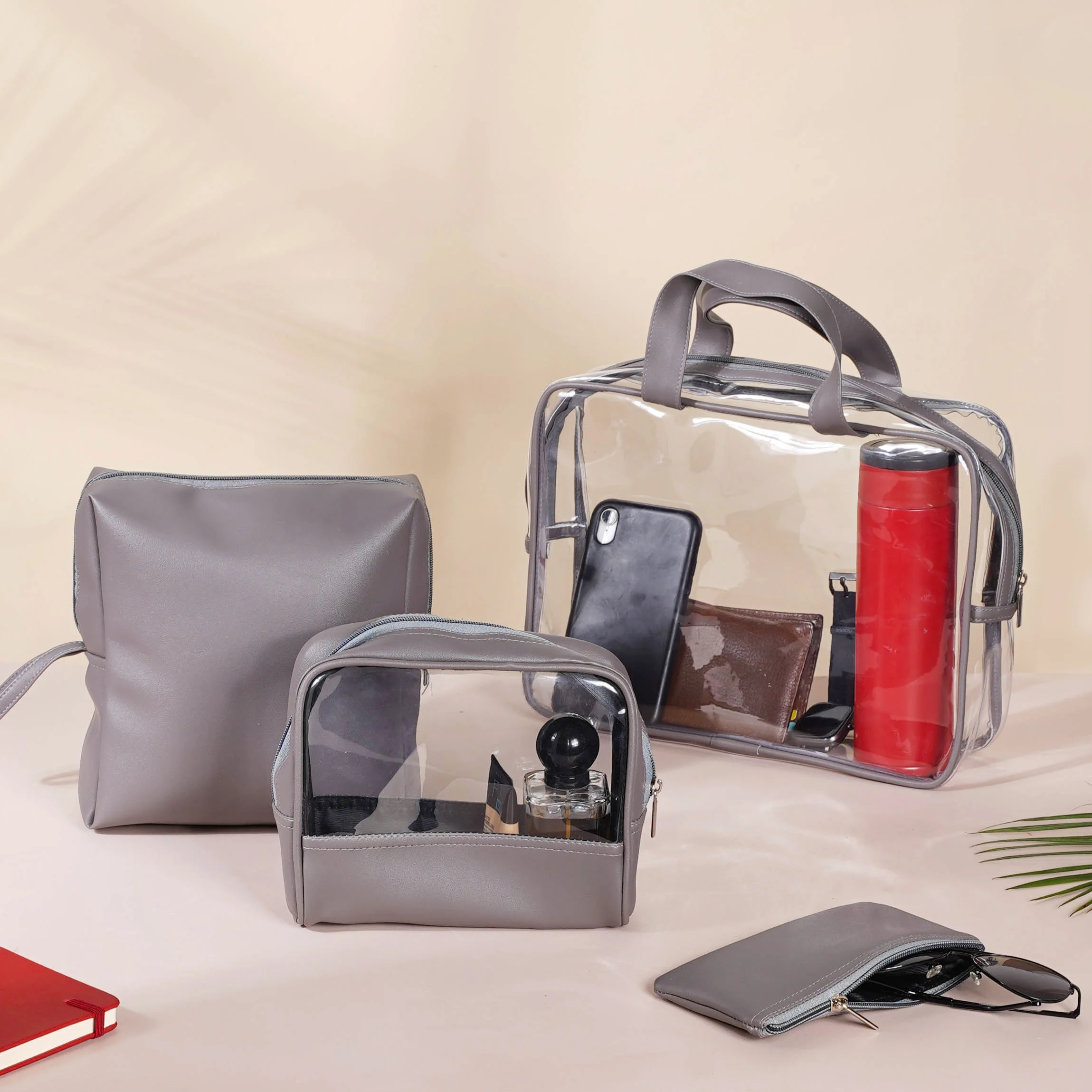 Grey Travel Kit Set of 4 - Image 9