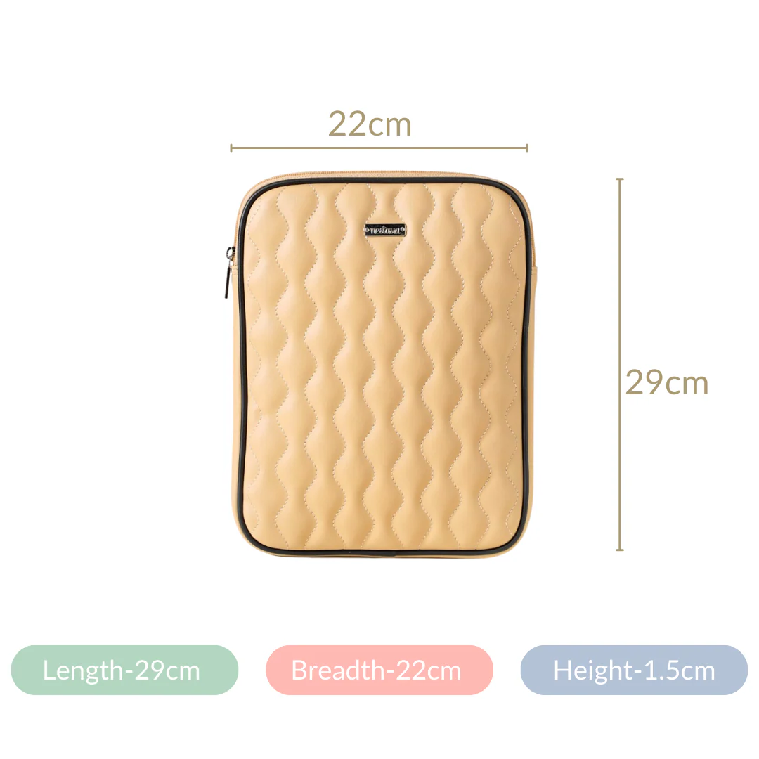 Handcrafted iPad Case Beige - Image 7