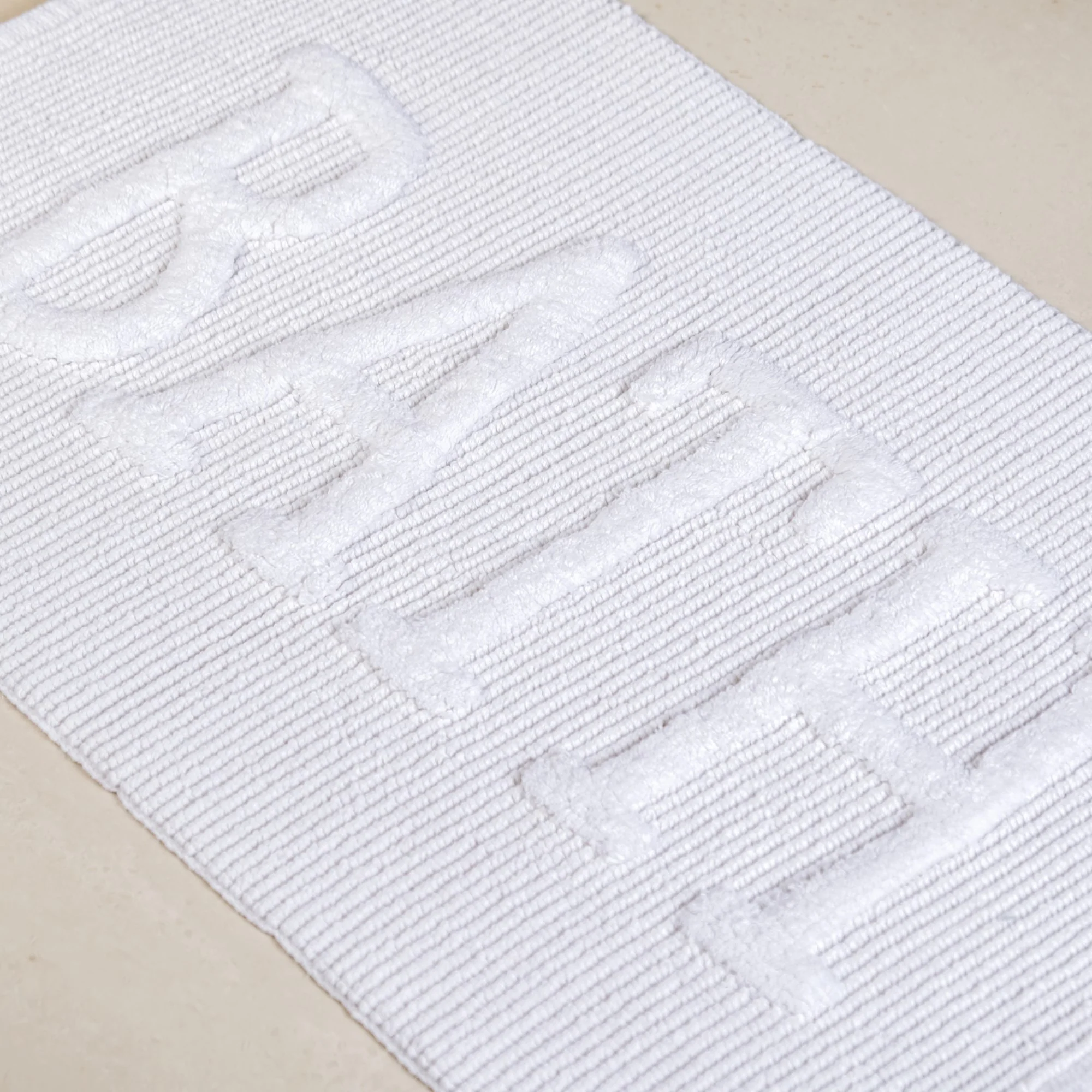 Handwoven Pure Cotton Bathroom Mat Large 32x20 Inch - Image 6