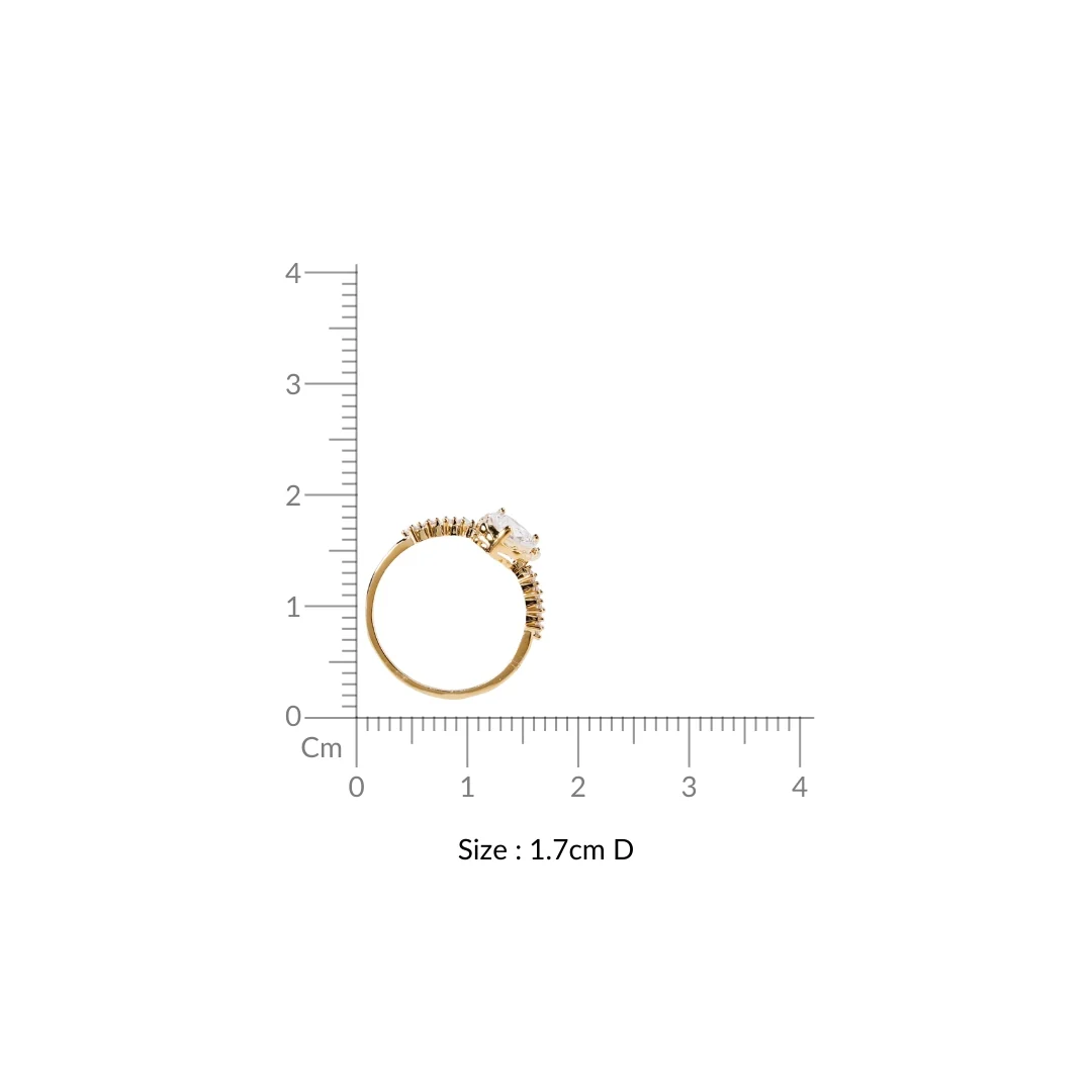 Heartbound Majesty Gold Ring - Image 3