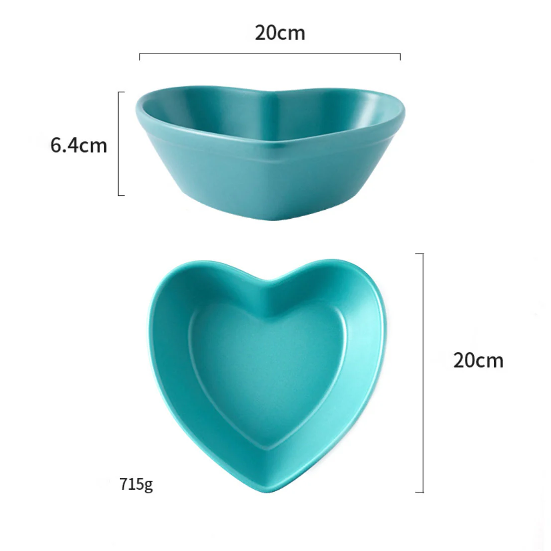 Hearty Ceramic Bakeware Light Blue 7.8 Inch - Image 8