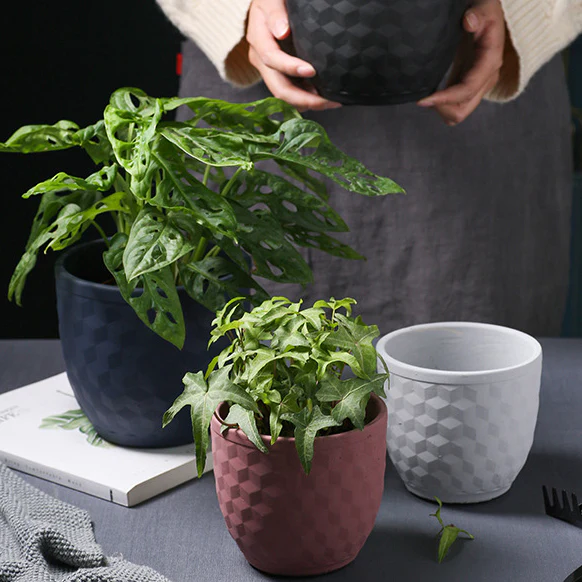 Hexagon Textured Pot - Image 5