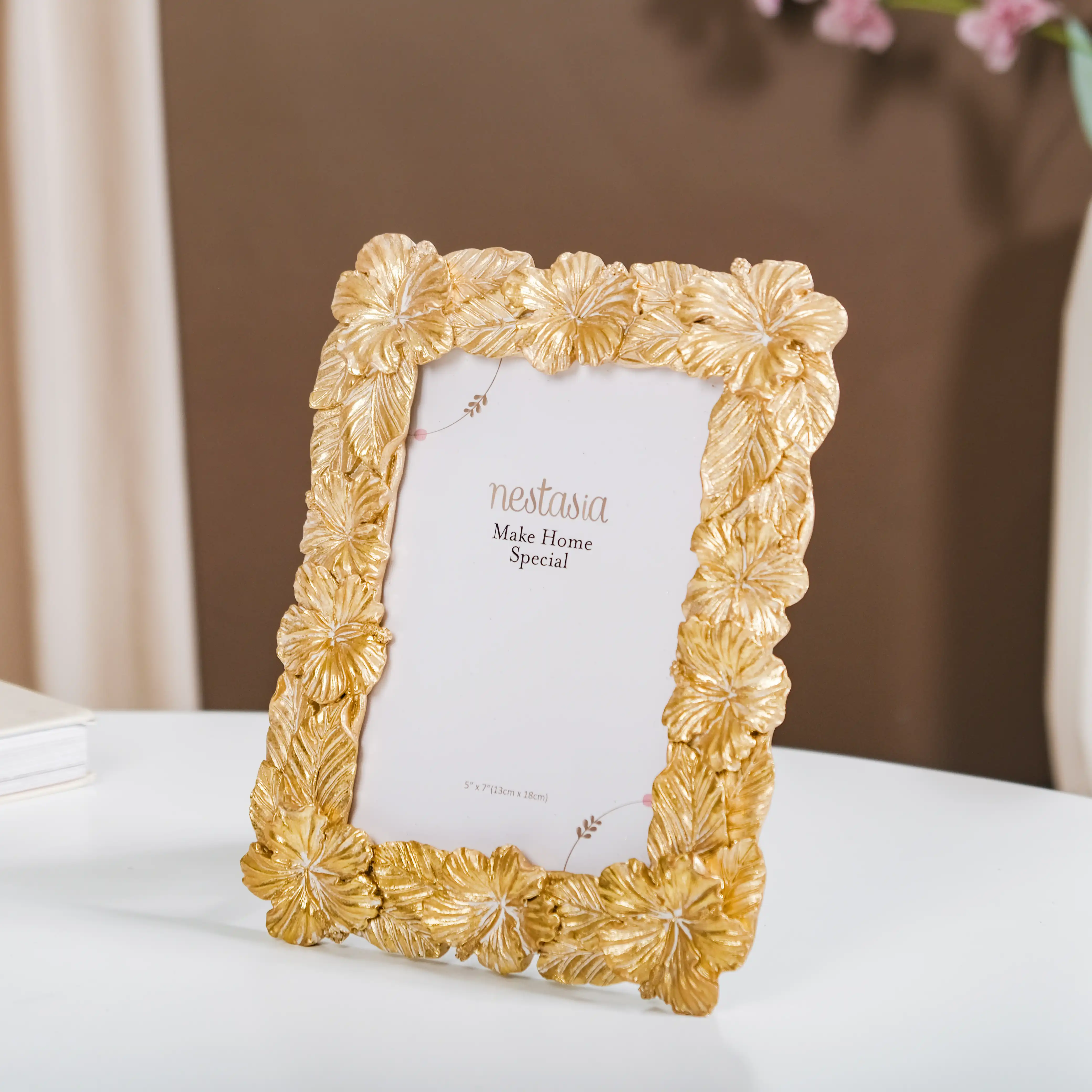 Hibiscus Glam Photo Frame Large 9.5"x7.5" - Image 8