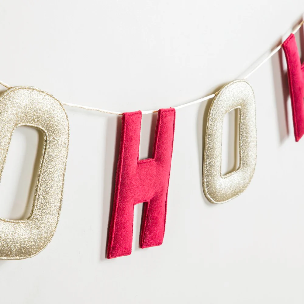 HOHOHO Christmas Bunting 98 Inch - Image 3
