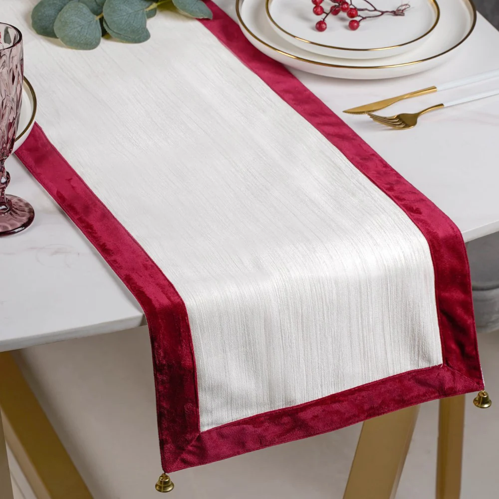 Holiday Bells Table Runner Off White 72 X 13 Inch - Image 8