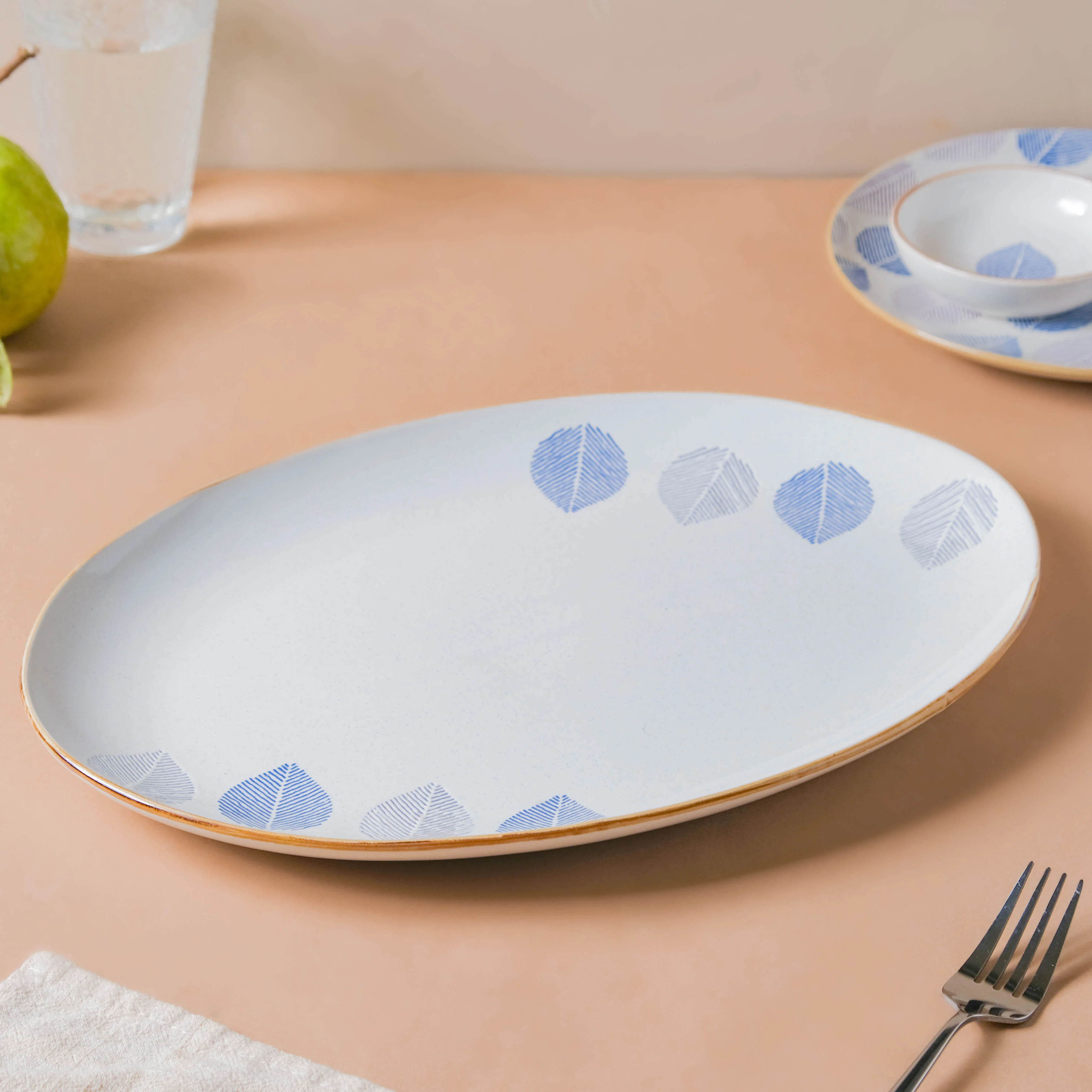 House of Eden Four Leaf Long Plate 14 Inch - Image 4