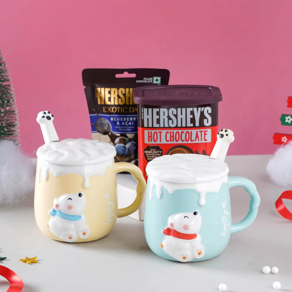 Hug In A Mug Christmas Hamper Set Of 4 - Image 4