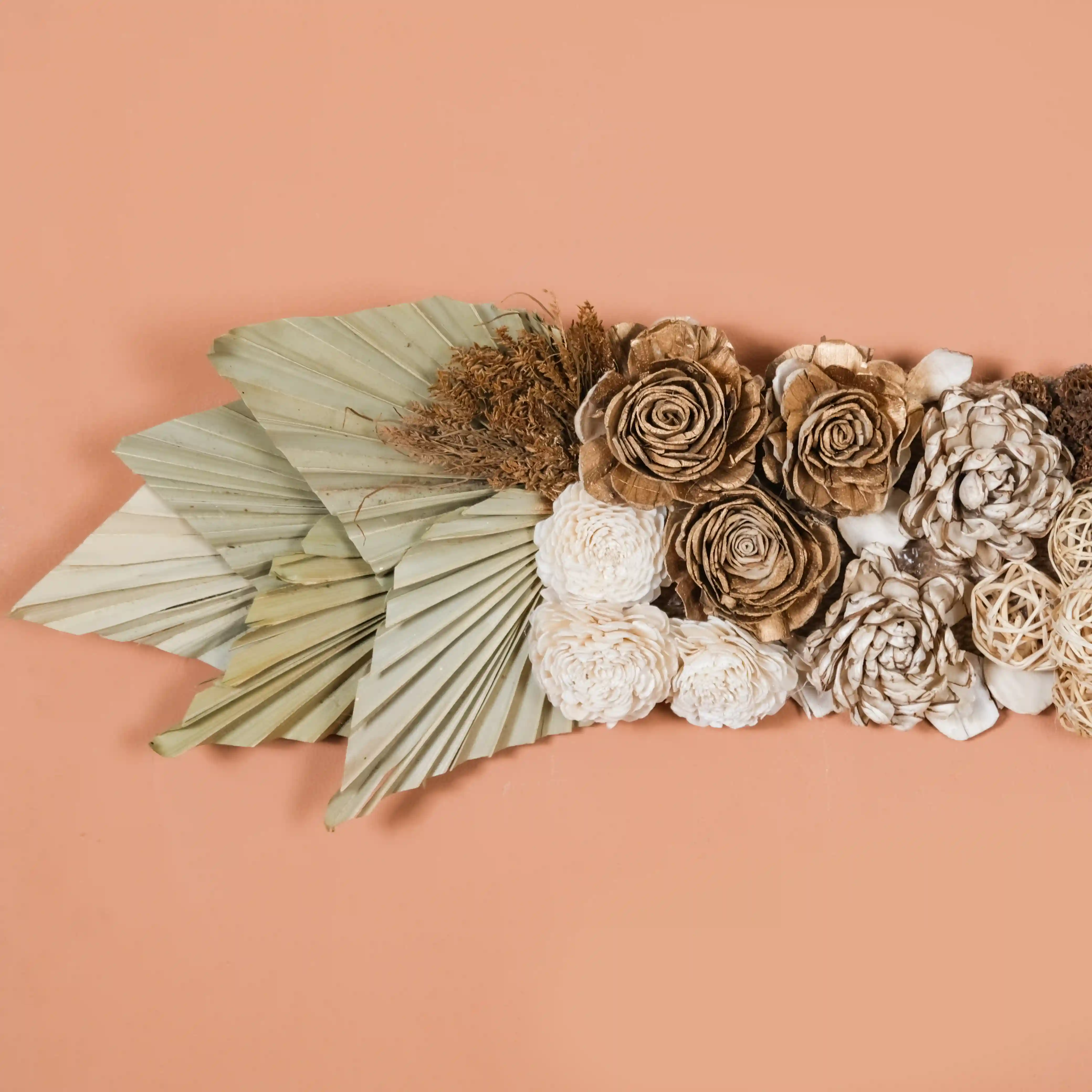 Hygge Sustainable Dried Flower Toran For Door - Image 8