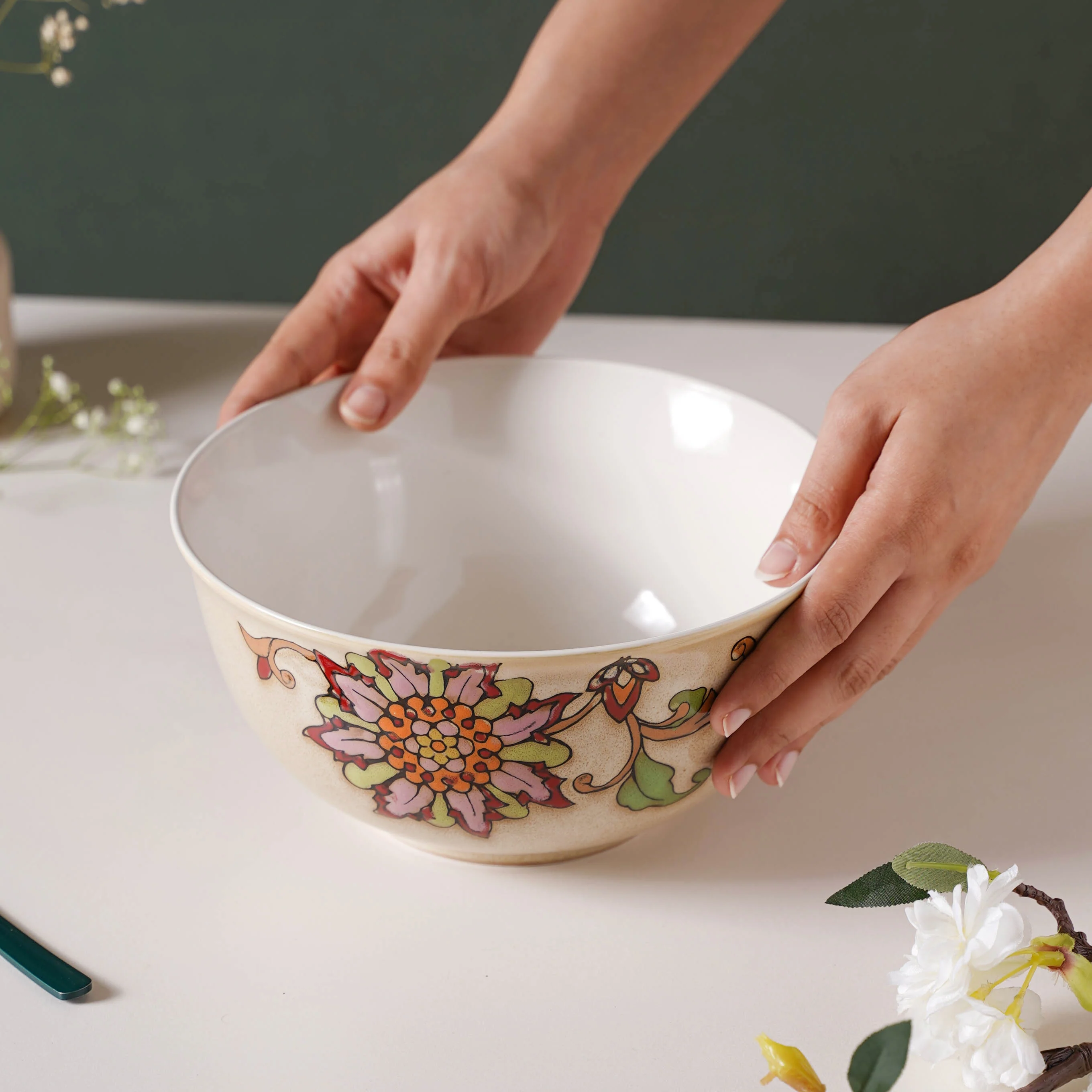 Ikebana Serving Bowl 7.5 Inch 1.8 L - Image 4
