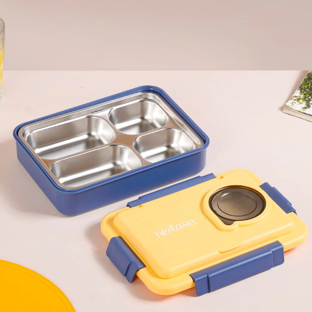 Blue insulated stainless steel tiffin box - Image 9