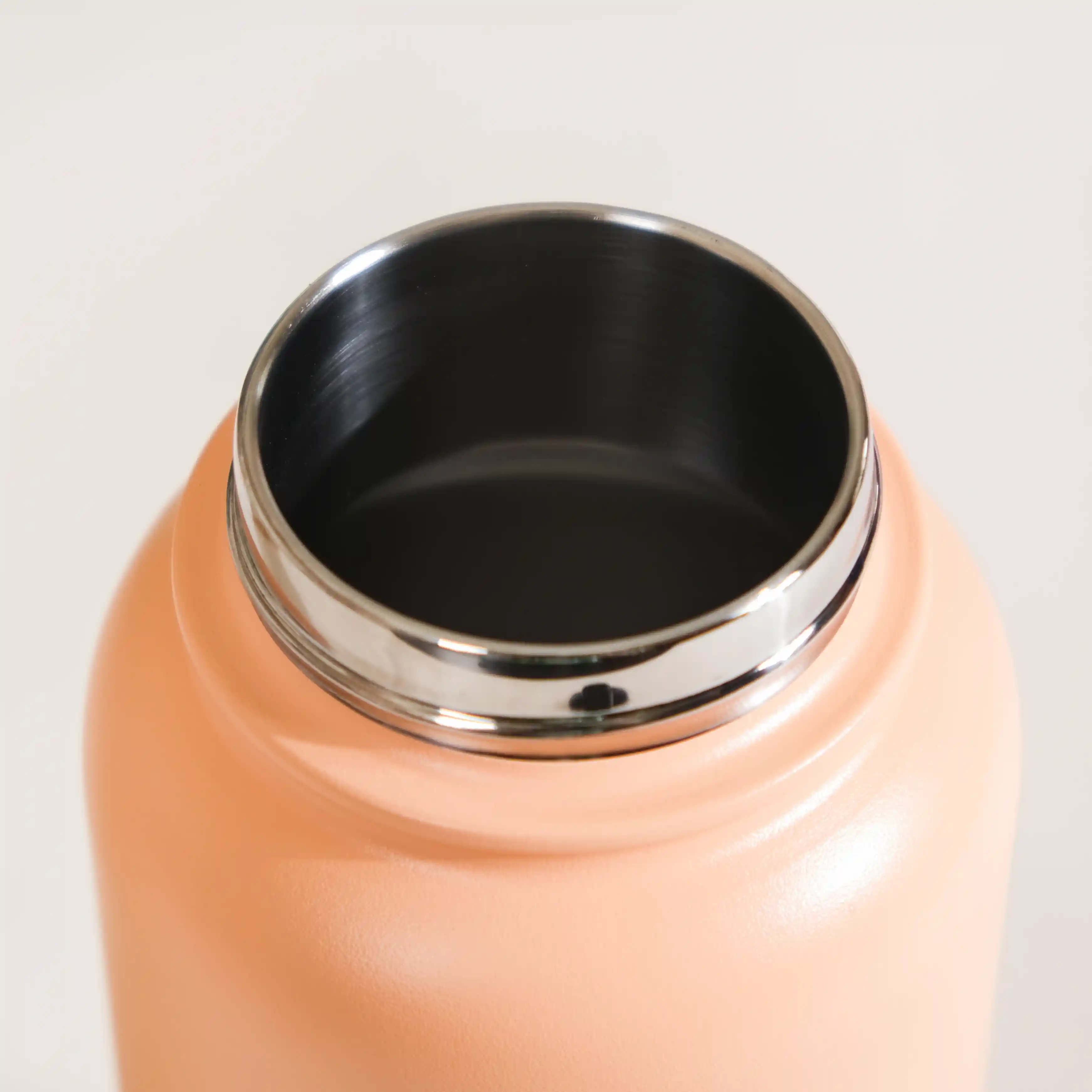 Insulated Thermos Stainless Steel Water Bottle Peach 1L - Image 14