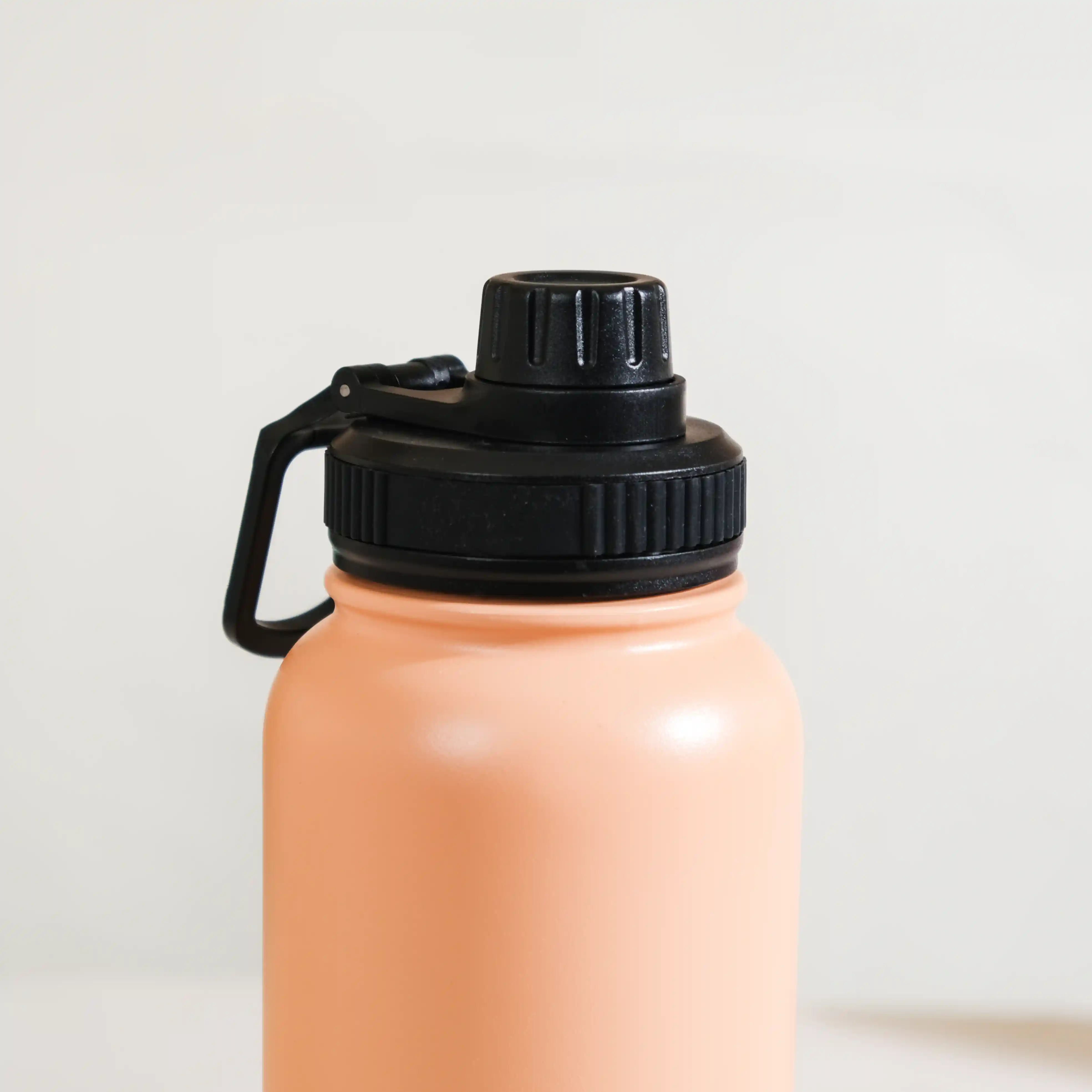 Insulated Thermos Stainless Steel Water Bottle Peach 1L - Image 17