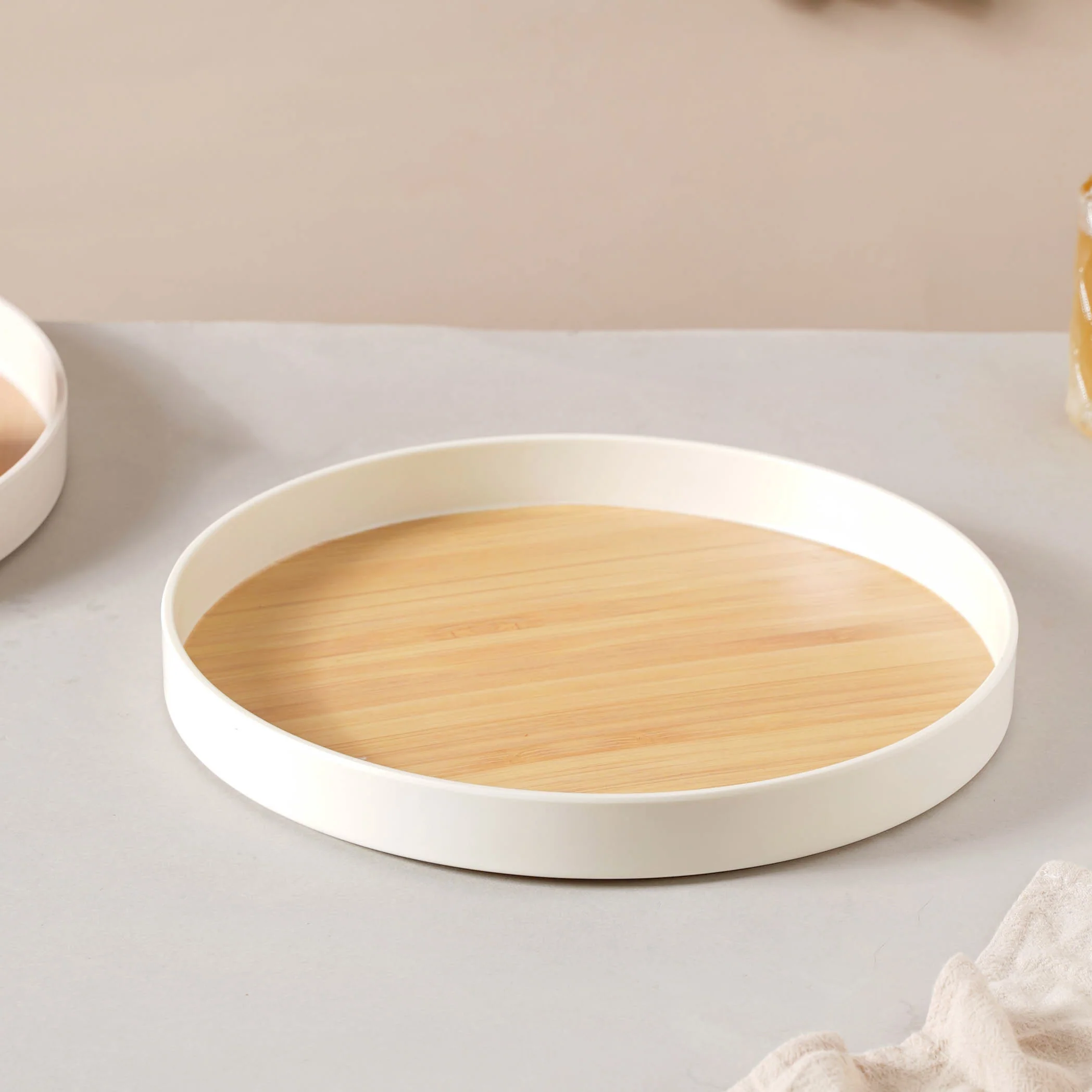 Japanese Bamboo PVC Serving Tray - Image 6