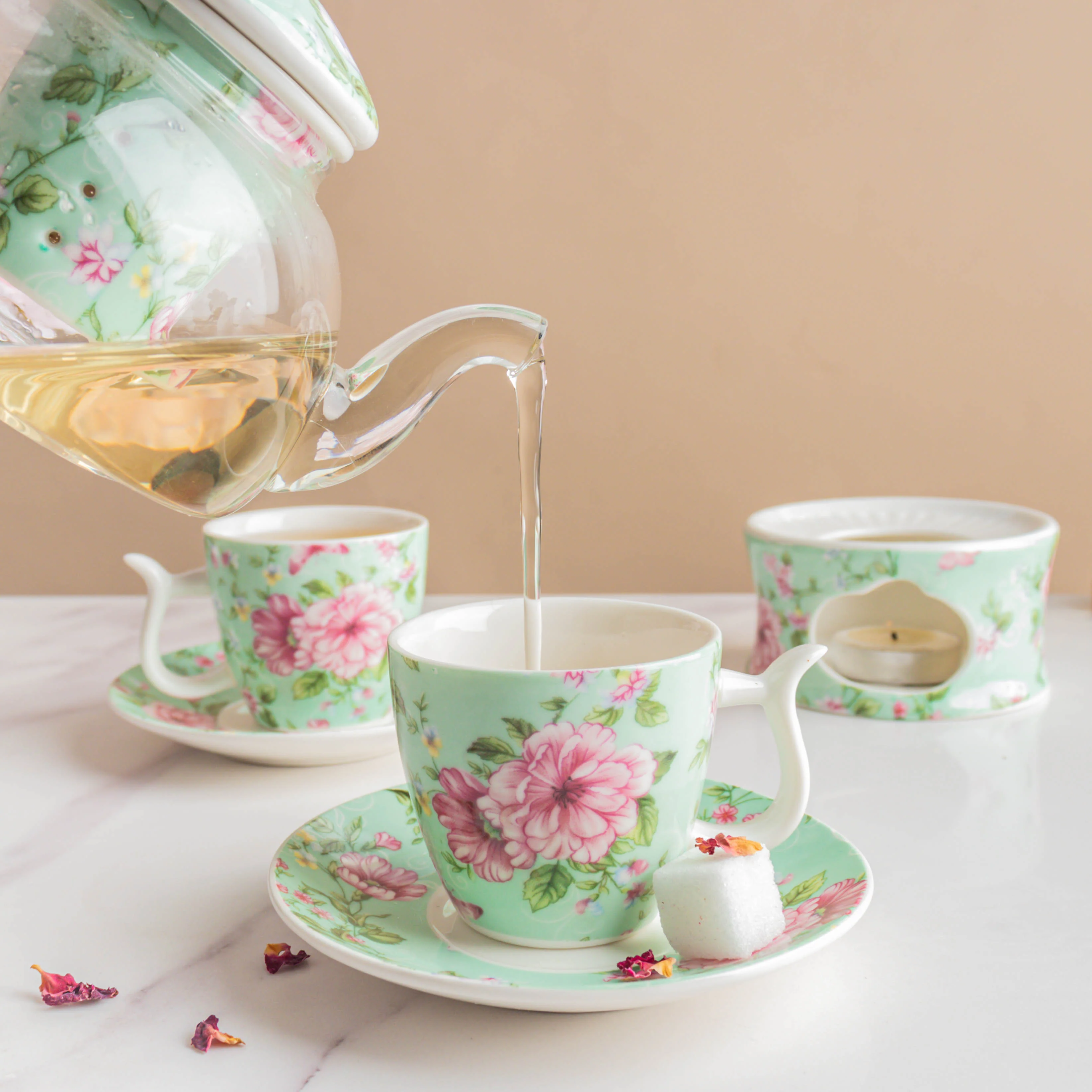 JARDIN High Tea Cup and Saucer Set - Image 5