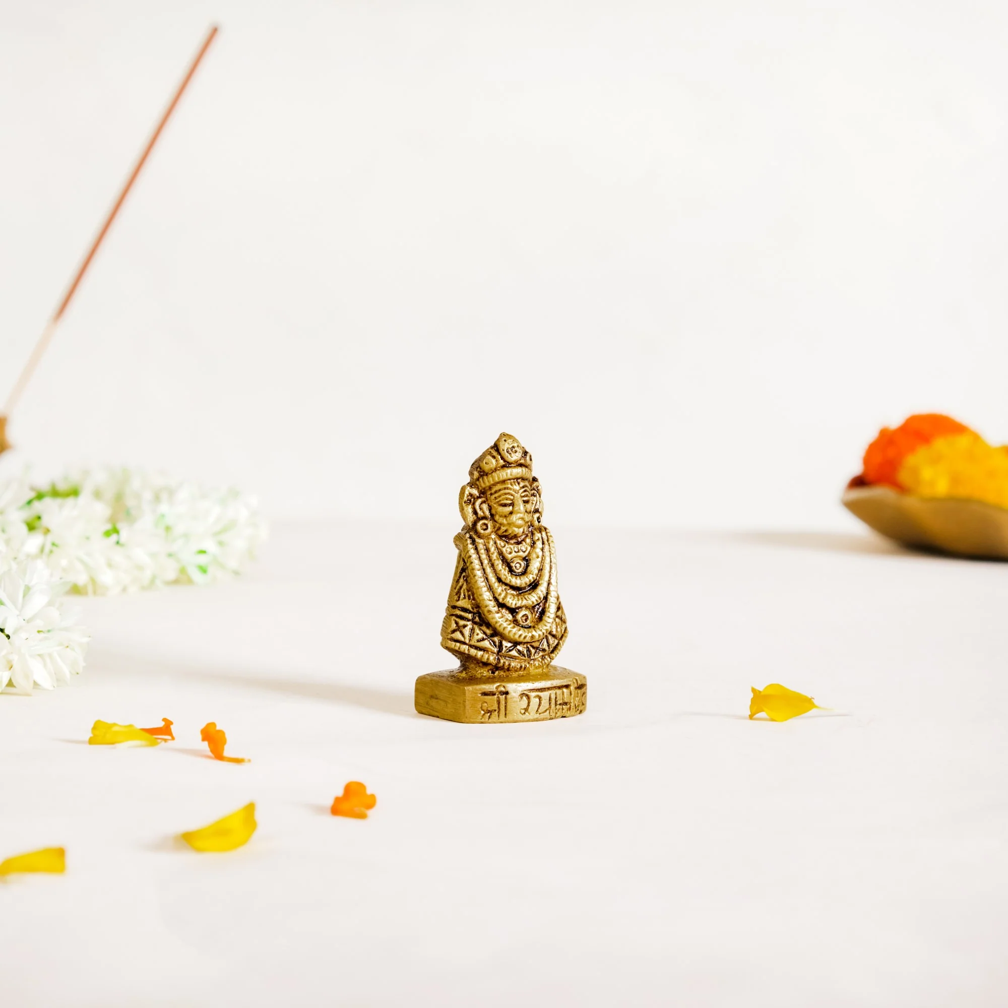 Khatu Shyam Brass Statue For Prayer Room 5cm - Image 8