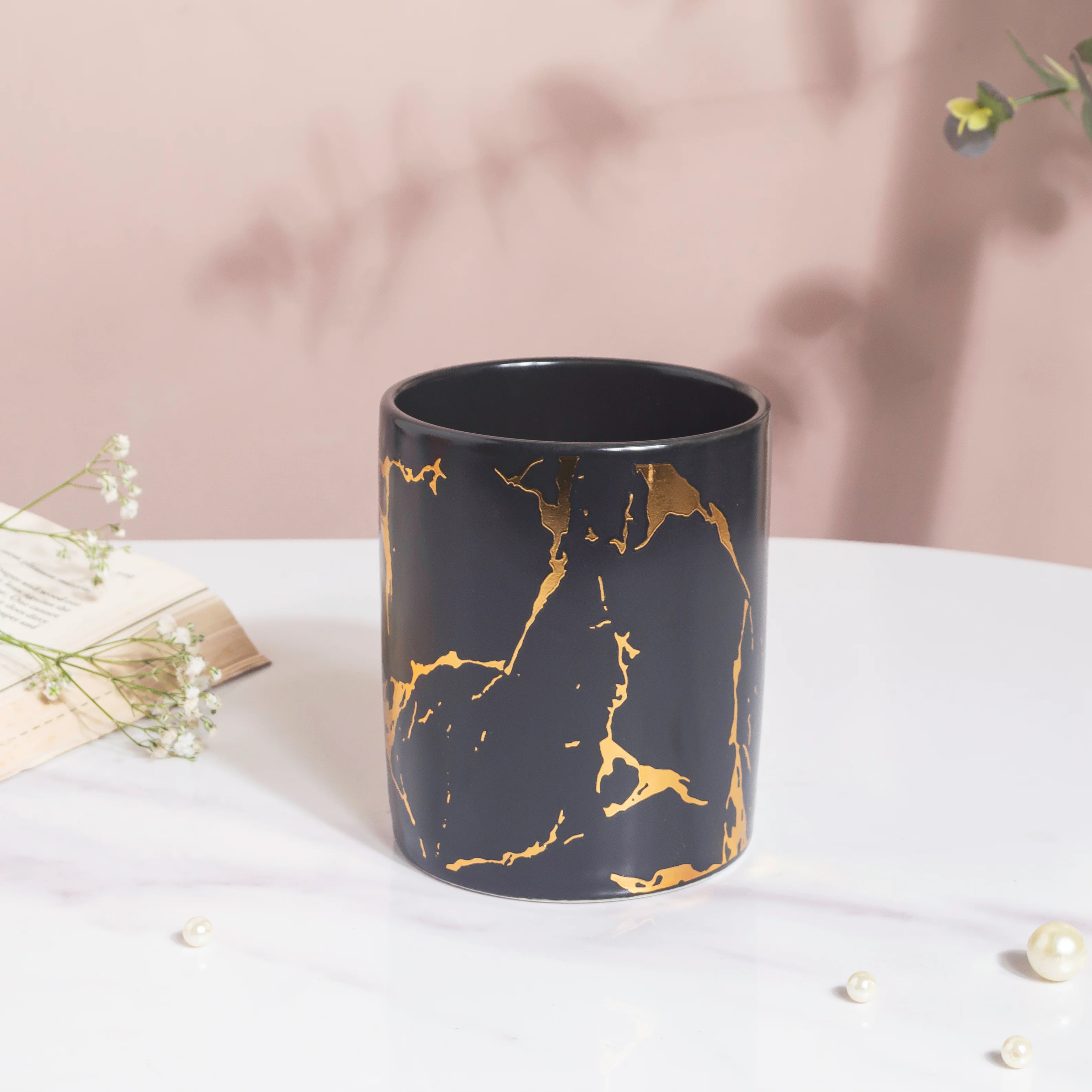 Kintsugi Ceramic Organiser Black - Image 6