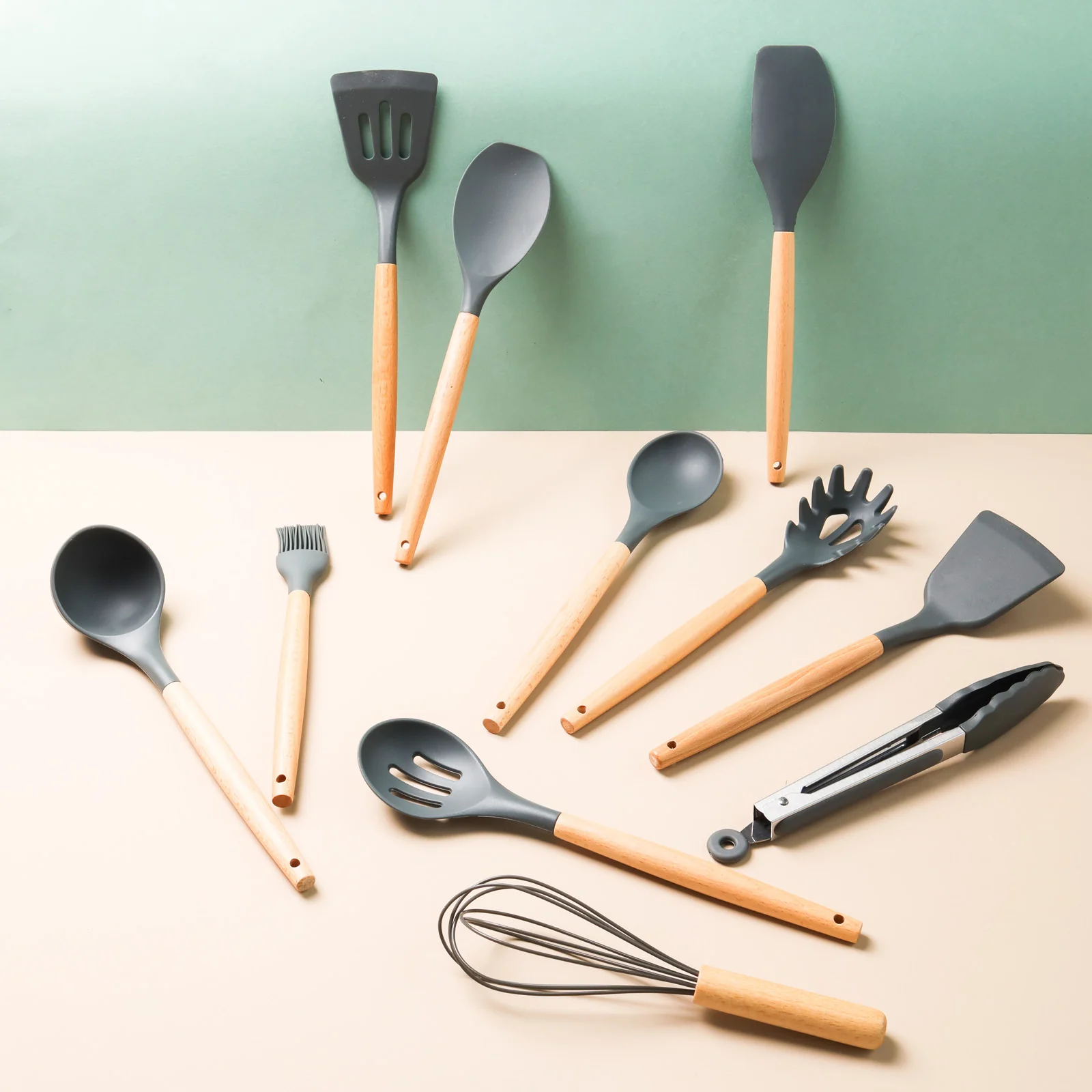 Kitchen Tools Set - Grey - Image 2