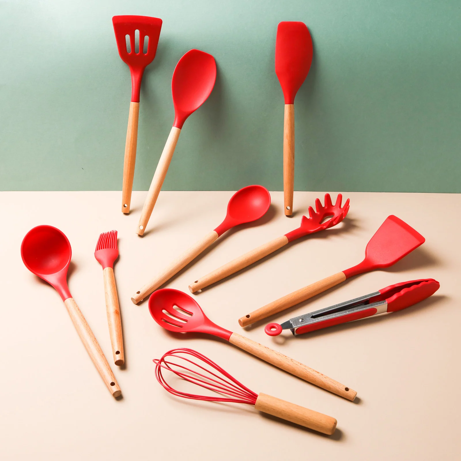 Kitchen Tools Set - Red - Image 2