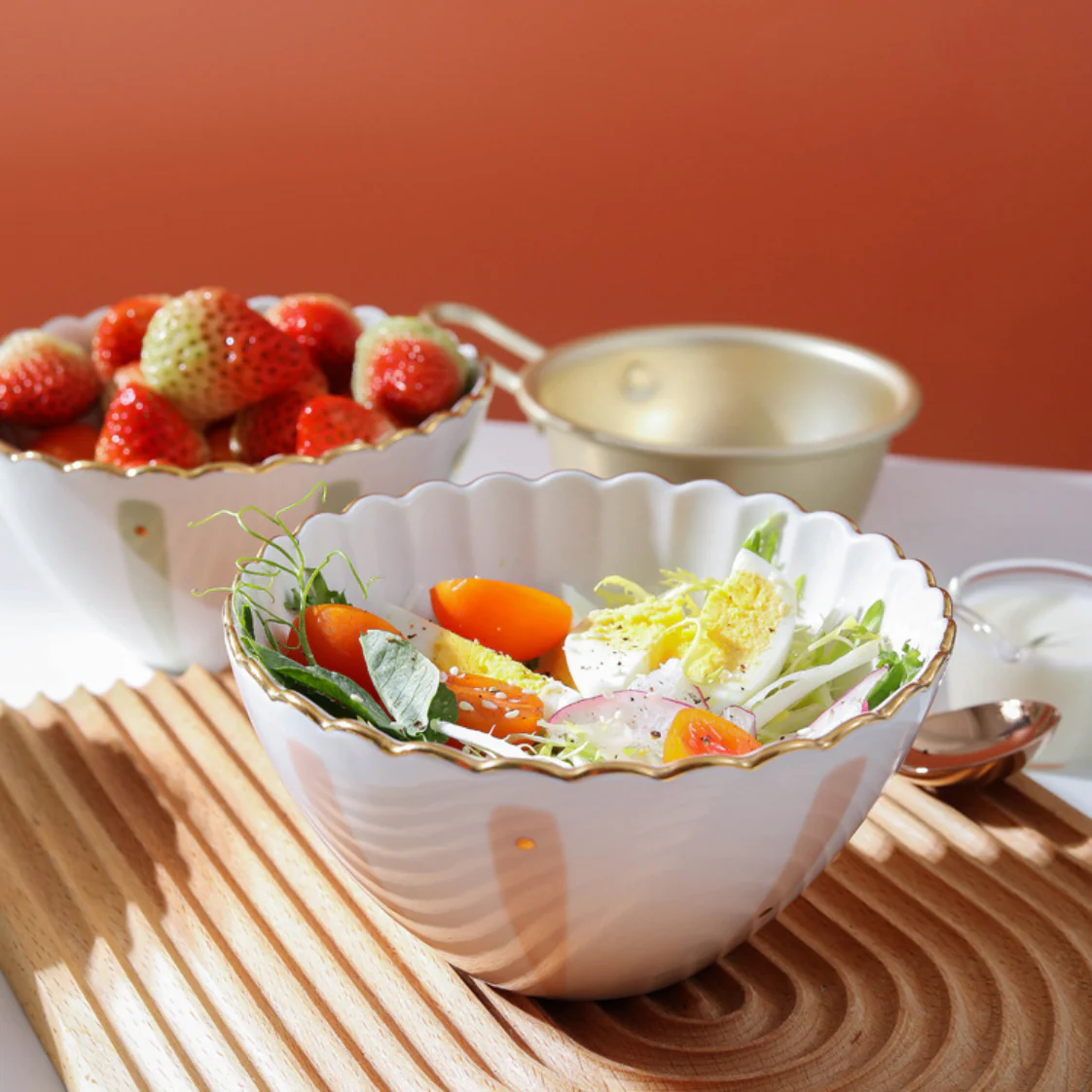 Large Ceramic Snack Bowl - Image 8