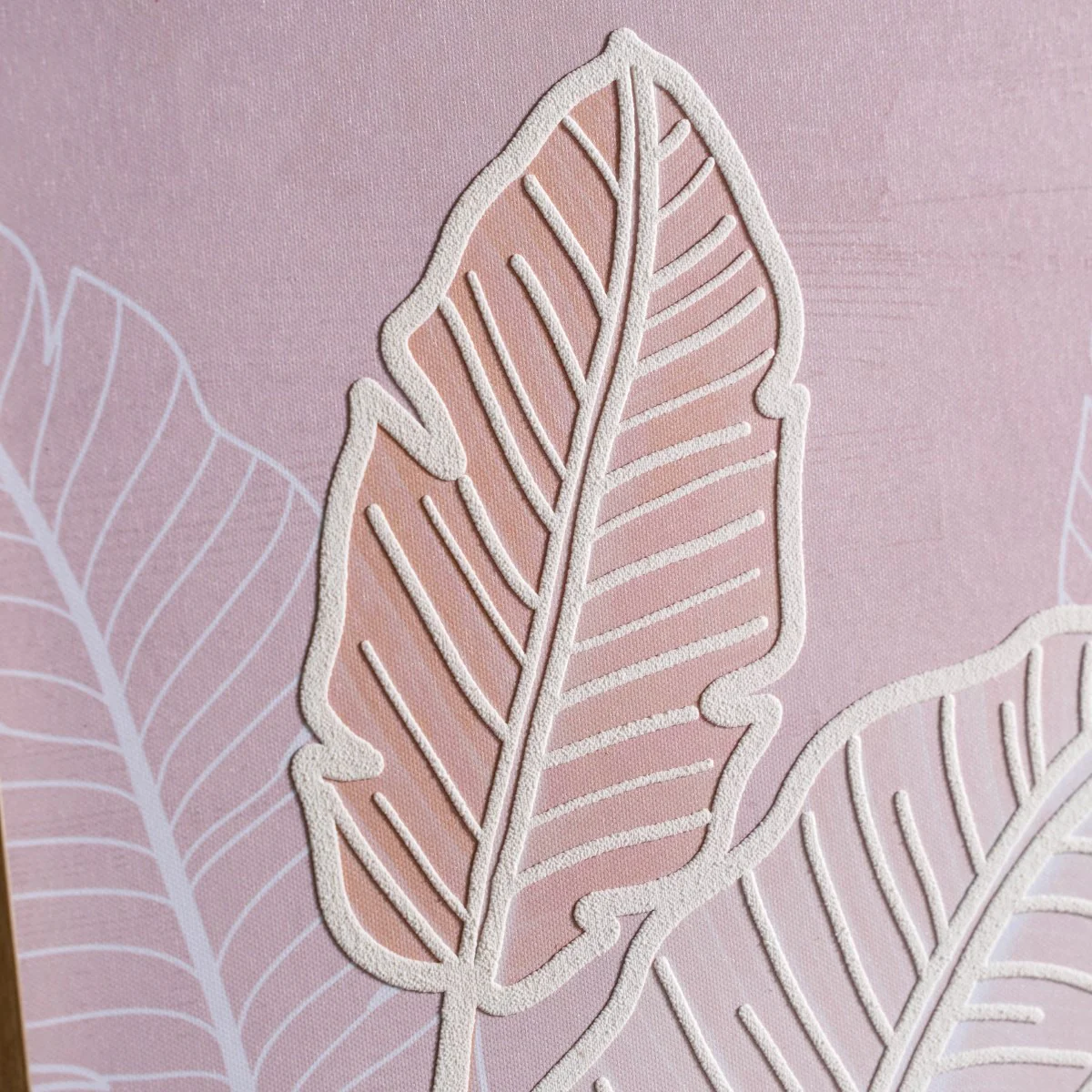 Leaf Paradise Embossed 3D Framed Wall Art 27x19 Inch - Image 8