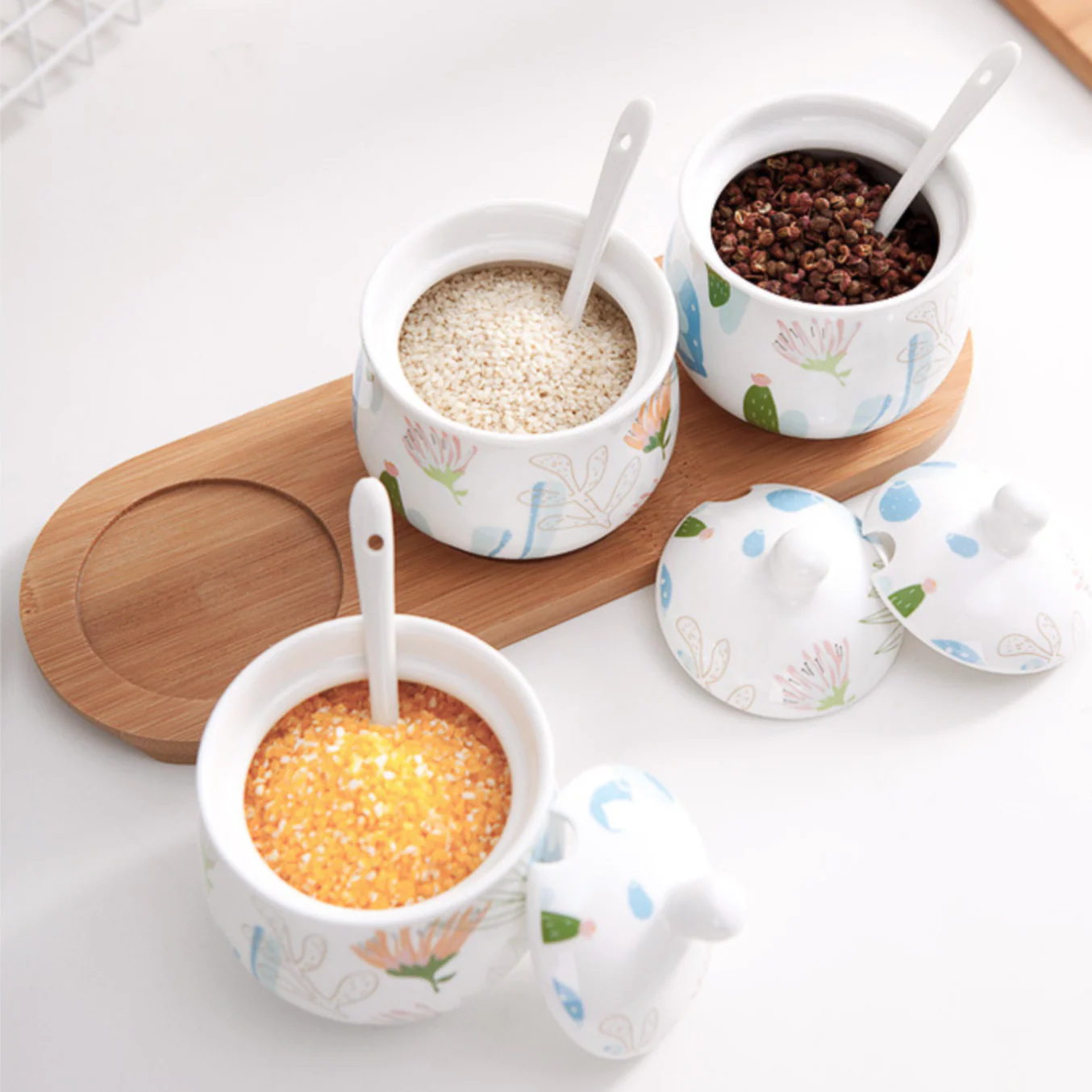 Leaf Spice Jar Set - Image 2