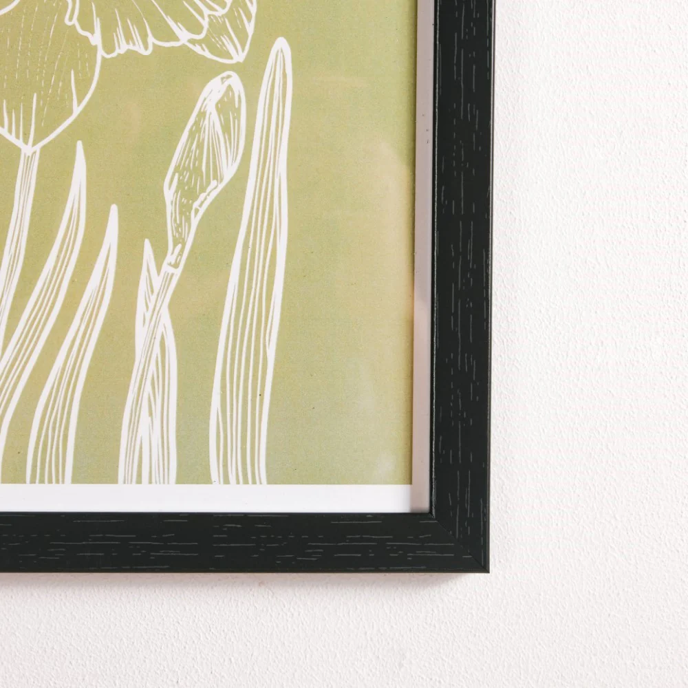 Line Art Flower Framed Poster Set Of 2 13x9 Inch - Image 12